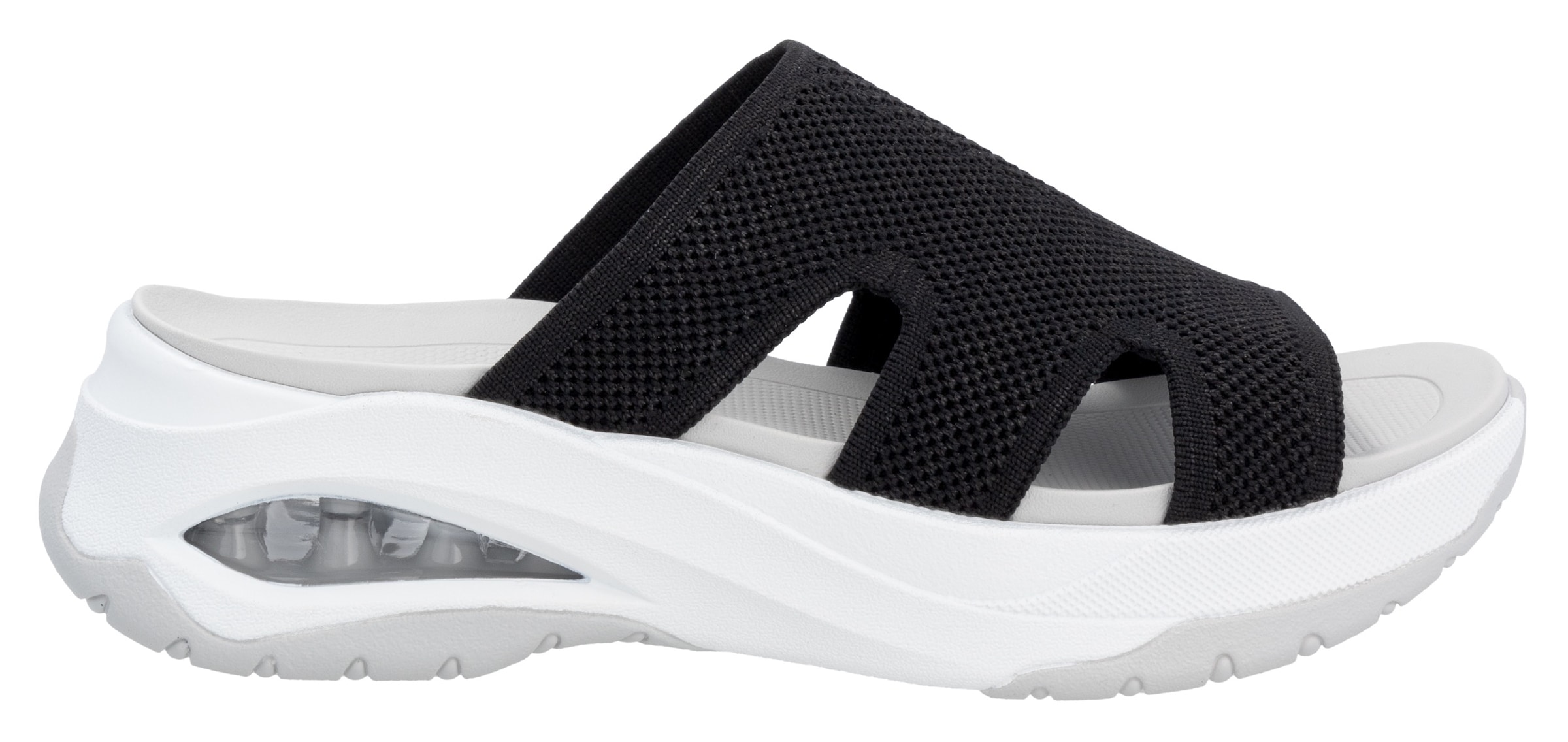 RIEKER Sport Pantolette »vegan«, Sommerschuh, Hausschuh, Keilabsatz, in der Maschine waschbar