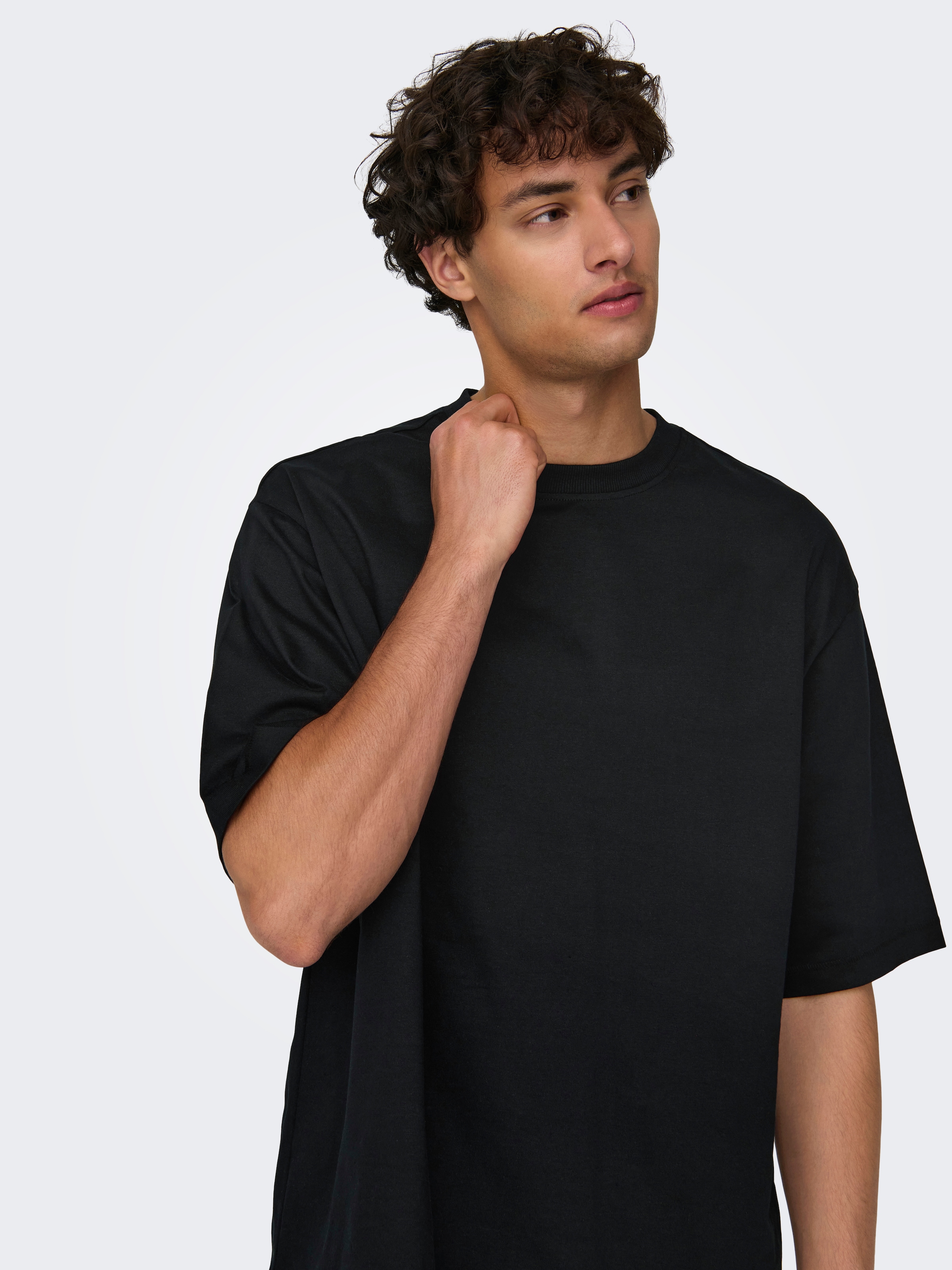 ONLY & SONS Rundhalsshirt »ONSMILLENIUM OVZ SS TEE NOOS«