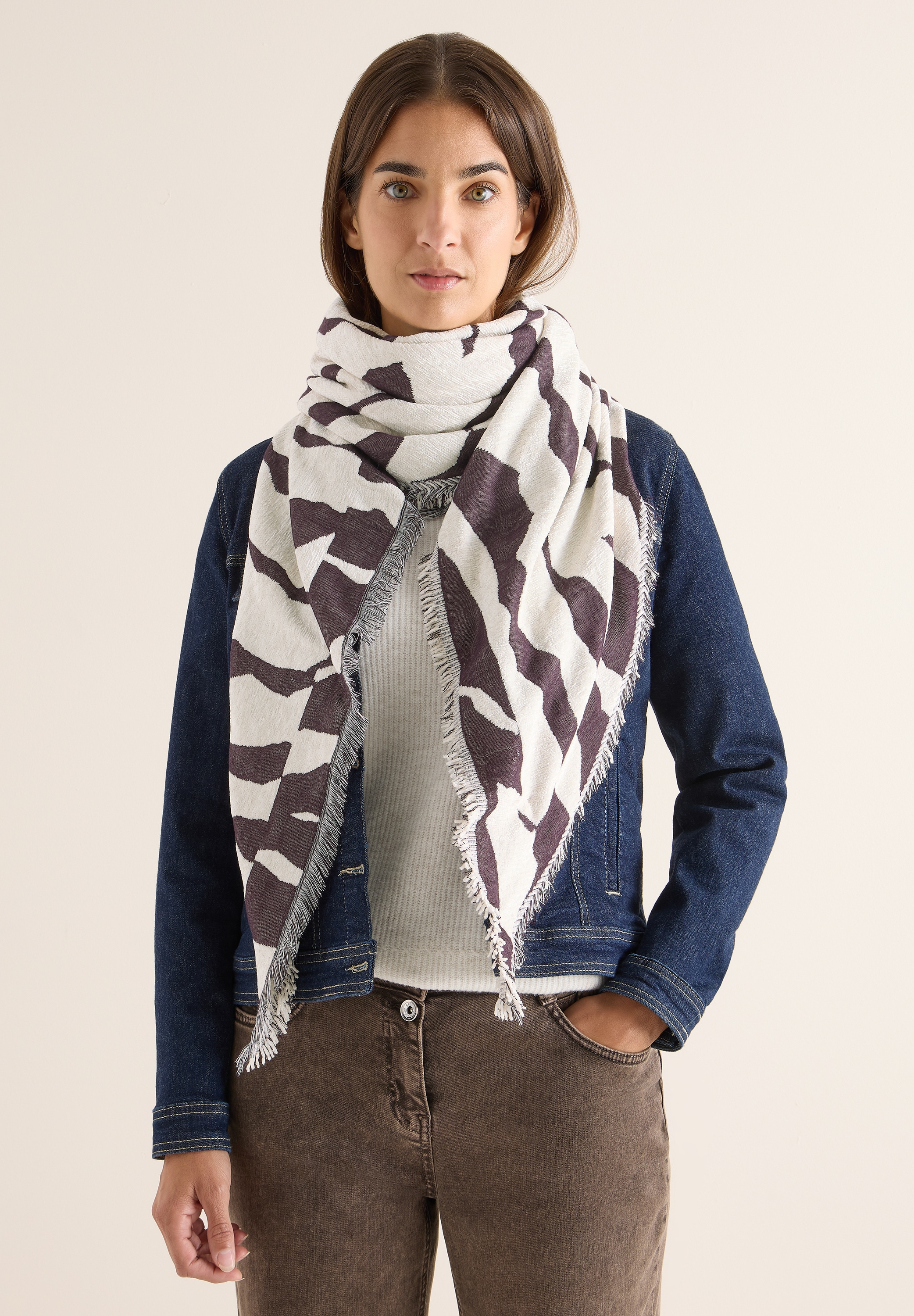 Cecil Halstuch, softer Materialmix günstig online kaufen