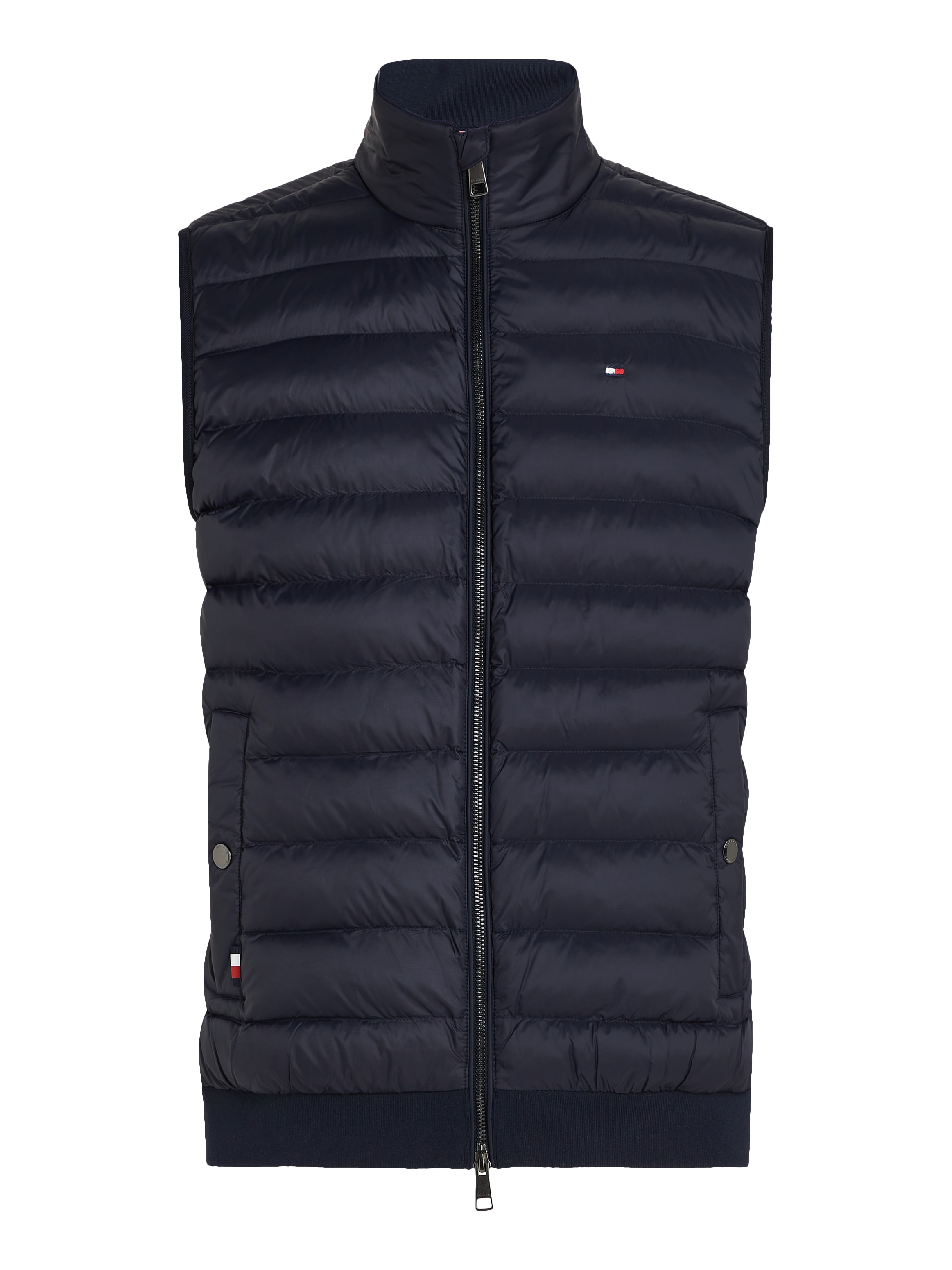 Tommy Hilfiger Steppweste »MIX MEDIA VEST«, Rückenteil ungesteppt