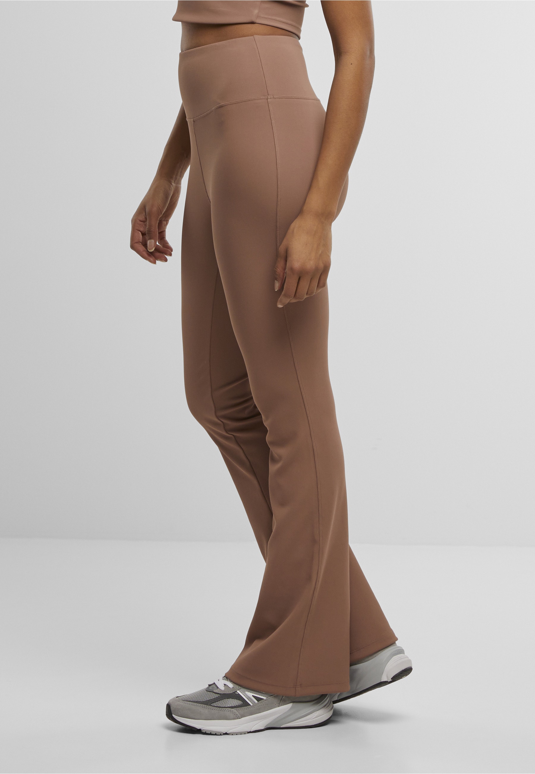 URBAN CLASSICS Leggings »Urban Classics Ladies Flared Leggings Rib«