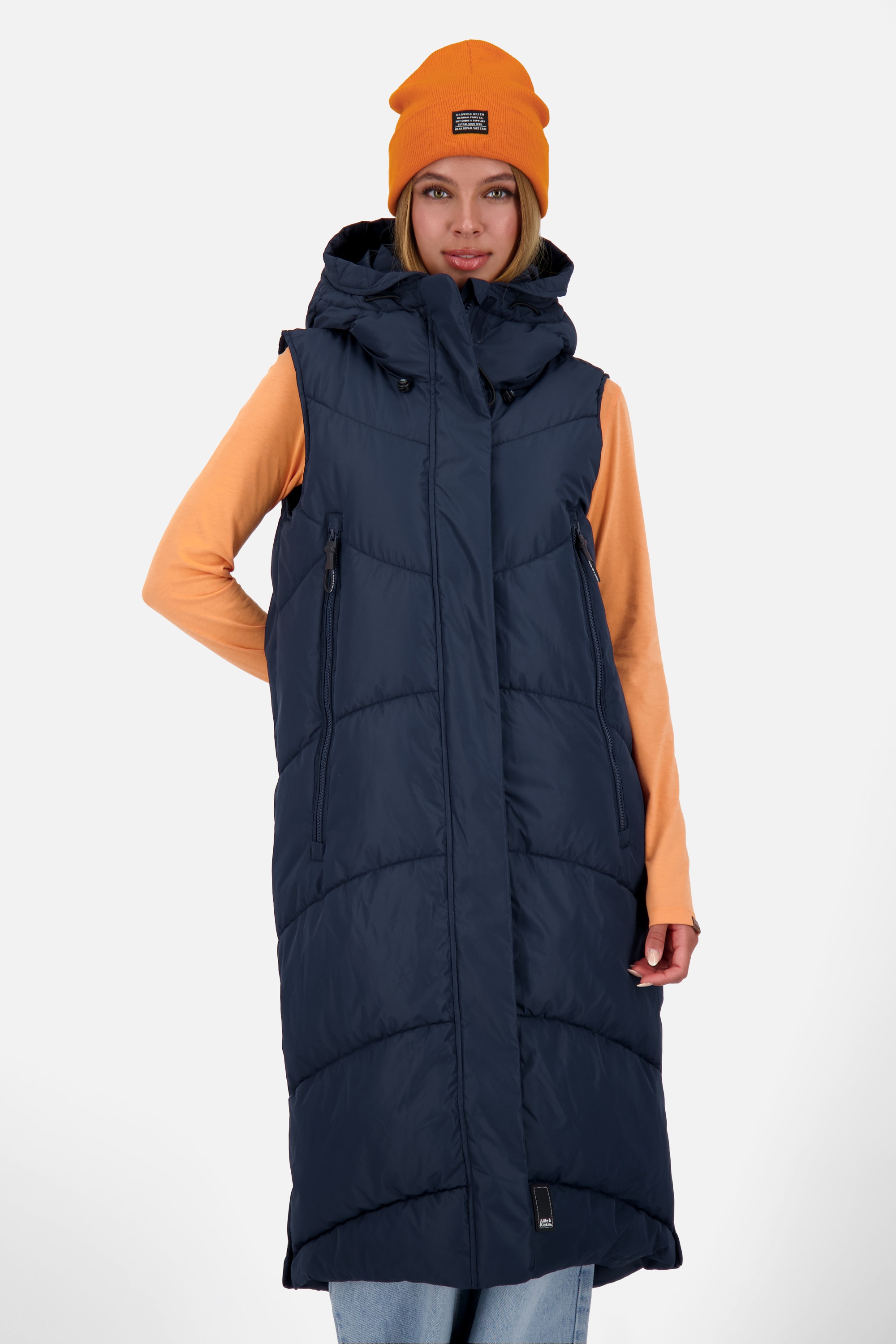 Fabelhafte Long Steppweste Damen Bilder