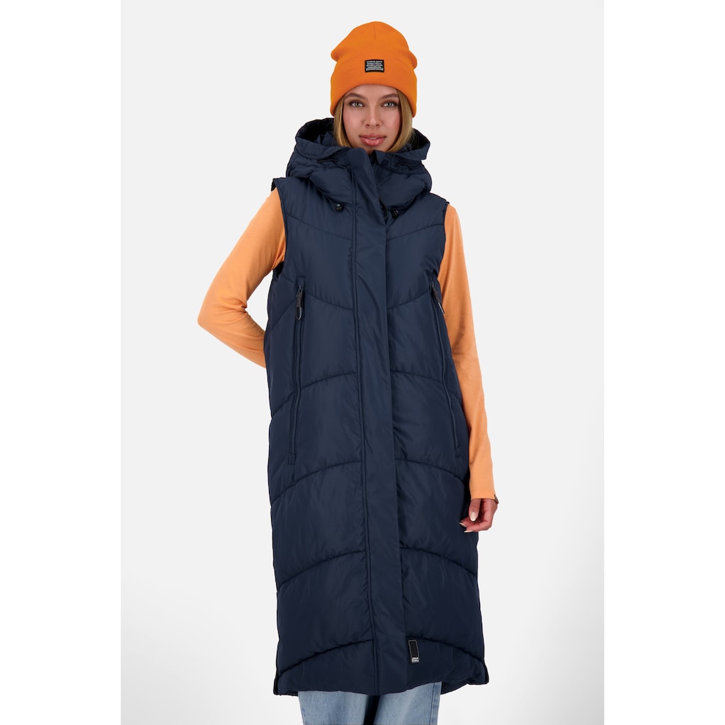 Alife & Kickin Steppweste »JuneAK A Long Vest Damen Steppweste, Weste«