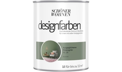 SCHÖNER WOHNEN-Kollektion Wand- und Deckenfarbe »Designfarben«, (1), Ausgeglichenes... kaufen