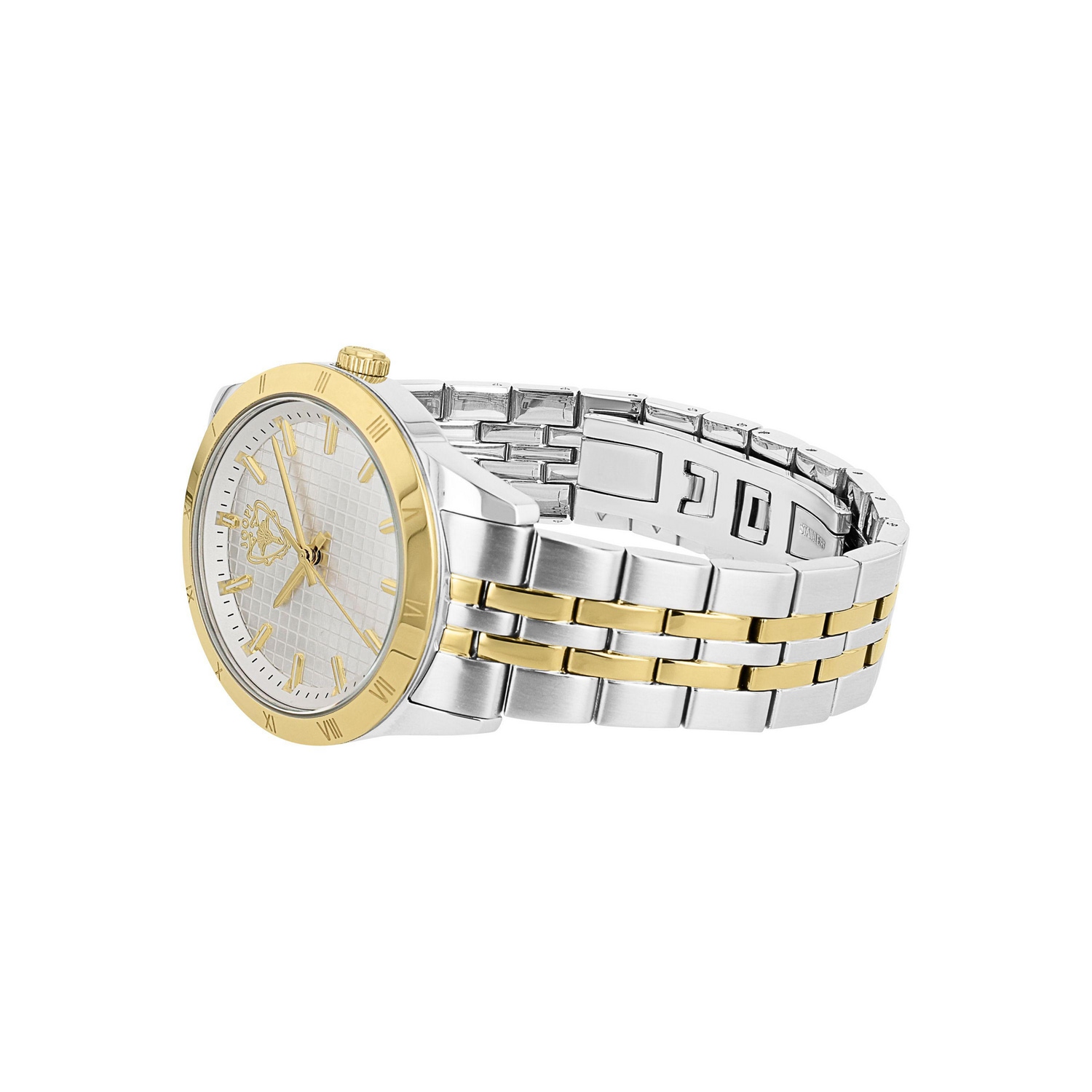 JOOP! Quarzuhr, Armbanduhr, Damenuhr, Edelstahlarmband, analog