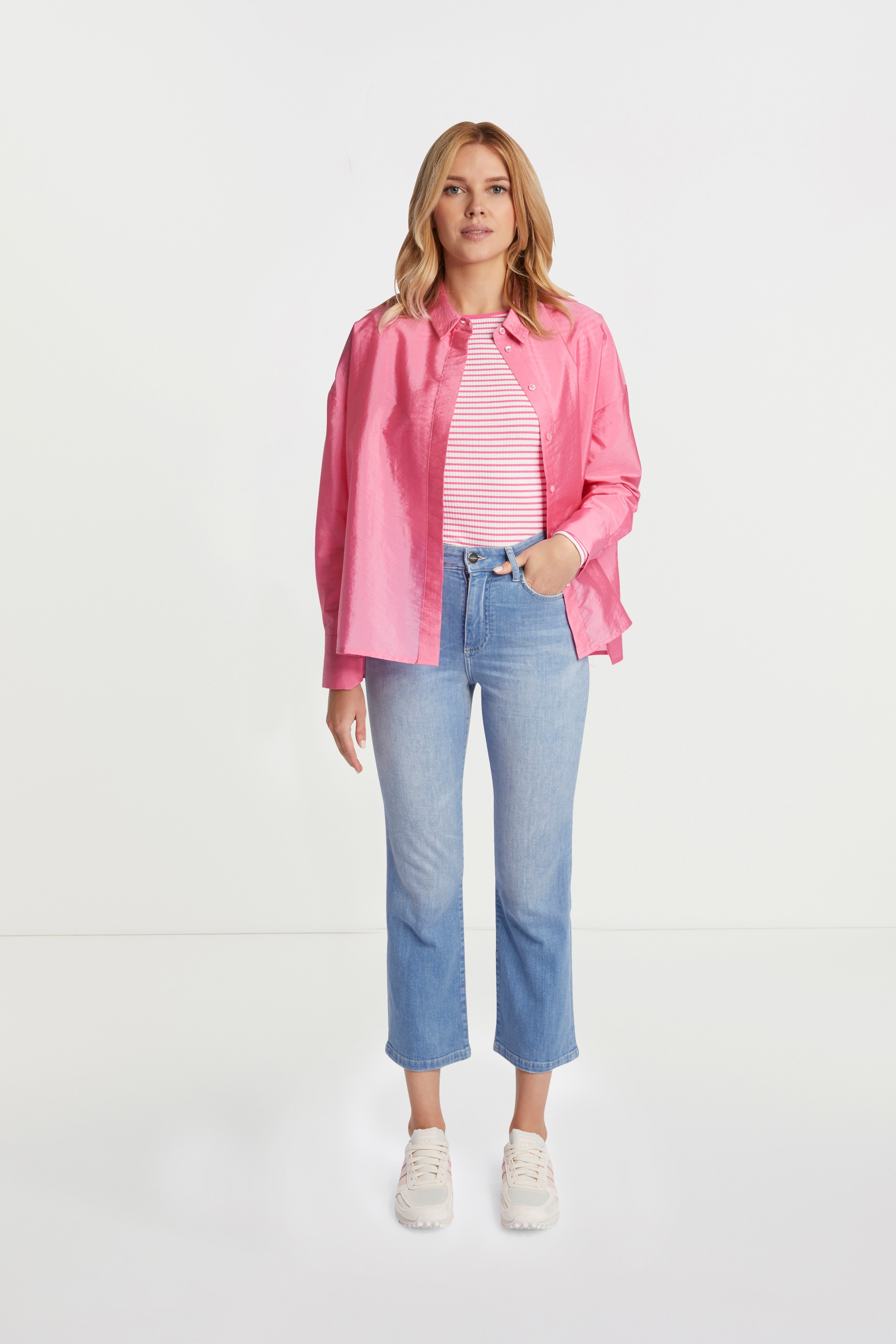 RICHROYAL 7/8-Jeans, leicht gewaschene Optik, verkürzte Form günstig online kaufen
