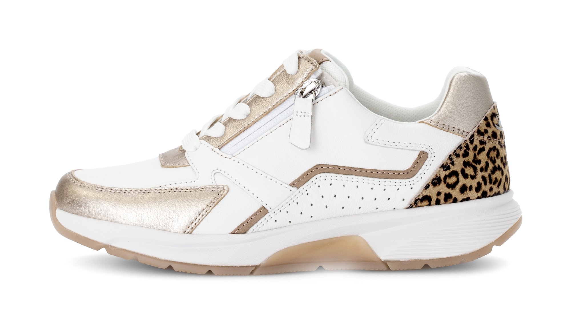 Thumbnail - rollingsoft Keilsneaker, Freizeitschuh, Halbschuh, Schnürschuh mit Kontrastbesätzen