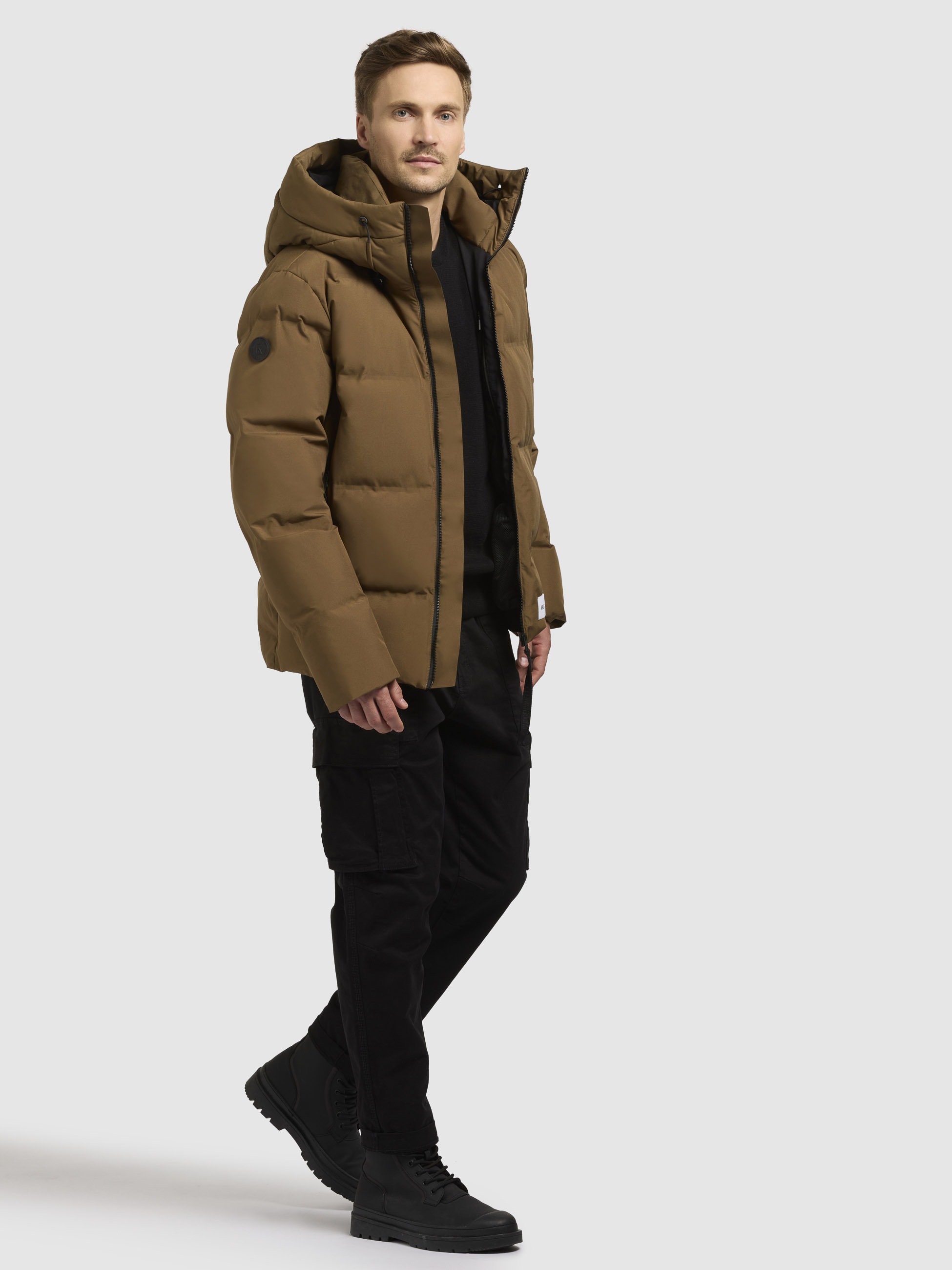 khujo Steppjacke »WESH2«, mit Kapuze