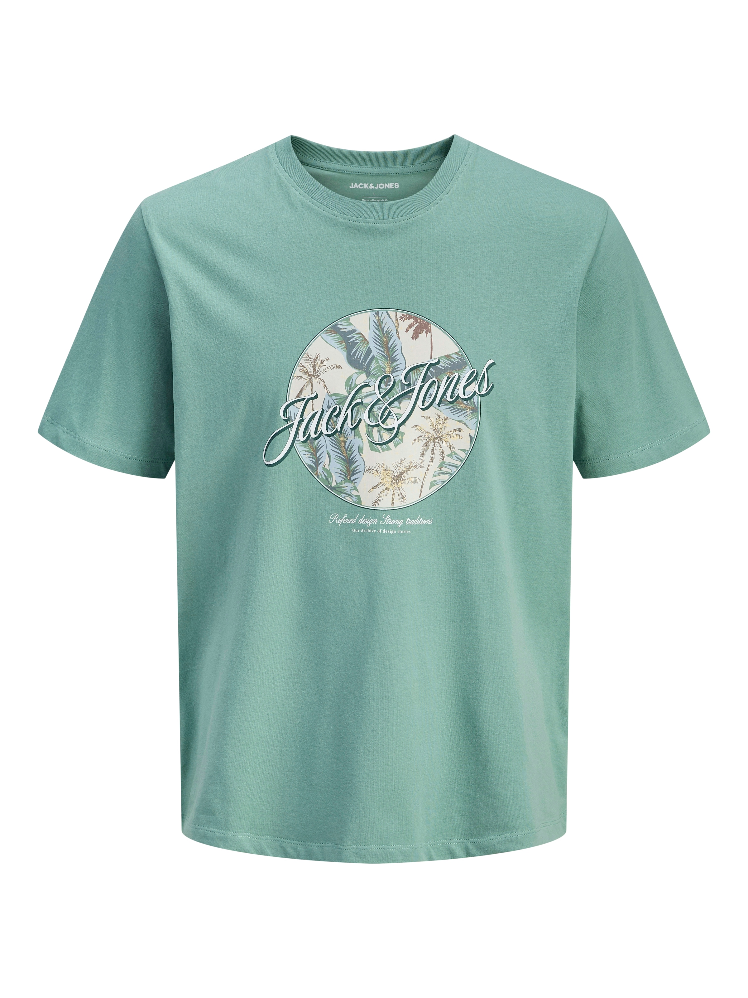 Jack & Jones PlusSize Rundhalsshirt "JJHONOLULU SHAPE TEE SS CREW NECK PLS" günstig online kaufen