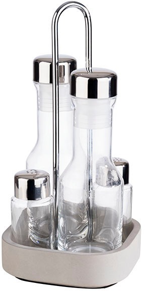 APS Menage-Set "Element" Betonsockel, inkl. Salz- & Pfefferstreuer günstig online kaufen