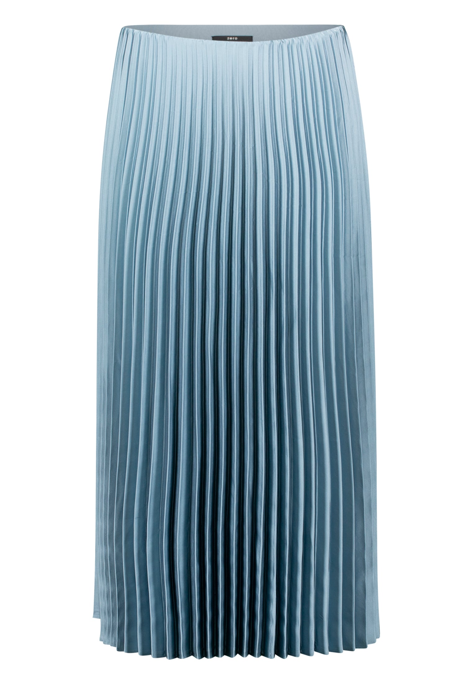 Zero Midirock »zero Satin-Rock Midi mit Plisseefalten«, Falten
