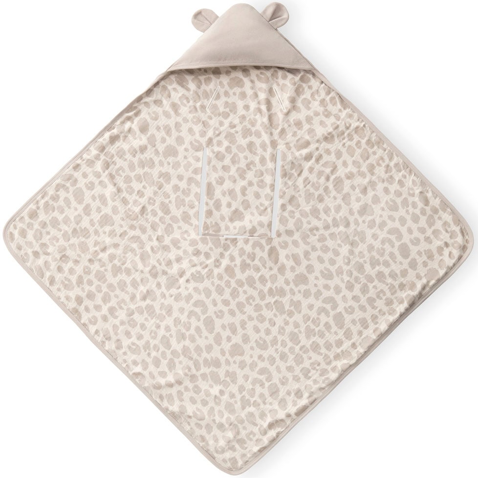 Hauck Babydecke »Baby Einschlagdecke, Snuggle N Dream leo natural«, mit Kapuze