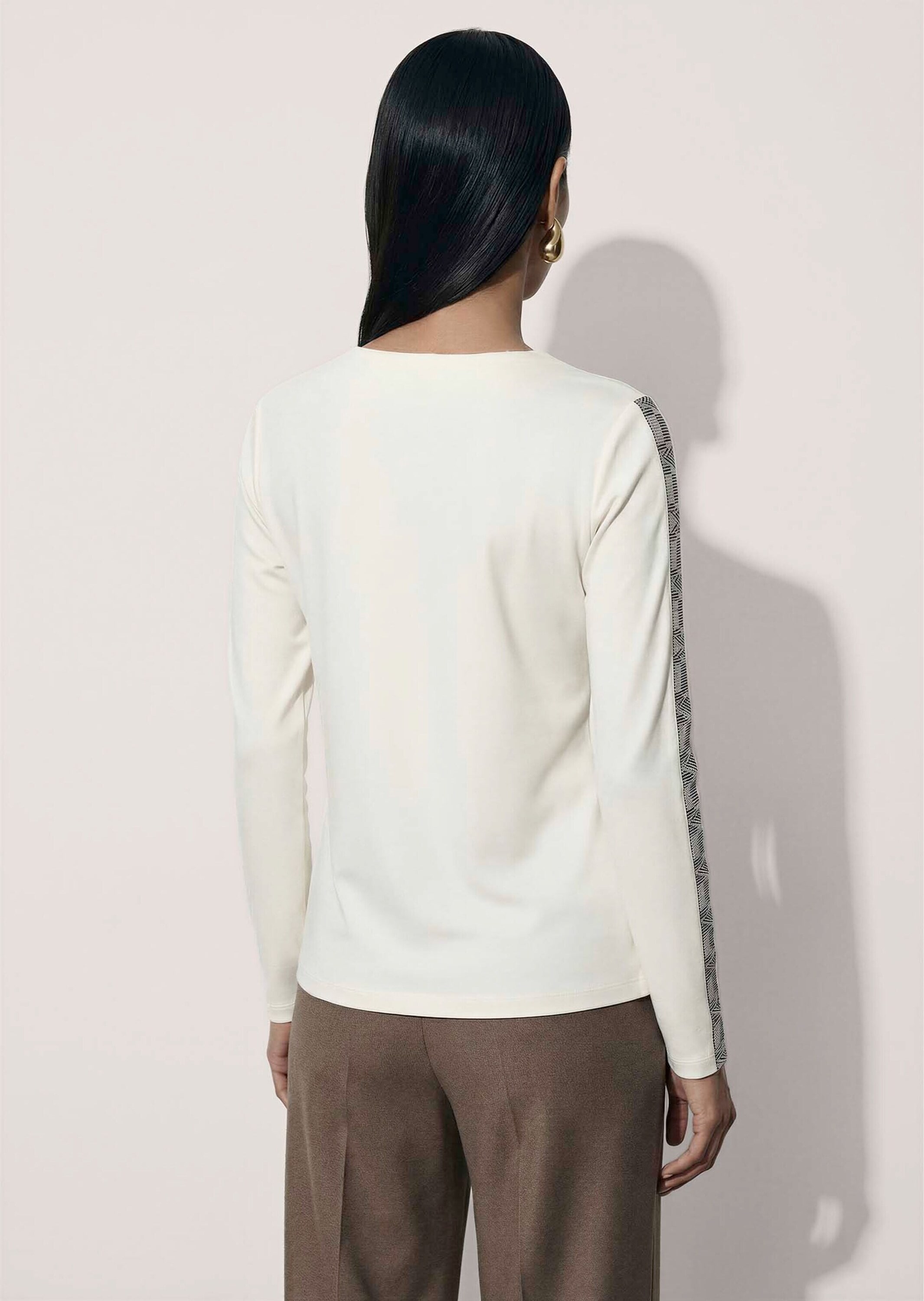 MADELEINE Langarmshirt »Shirt Langarmshirt mit Strassband«