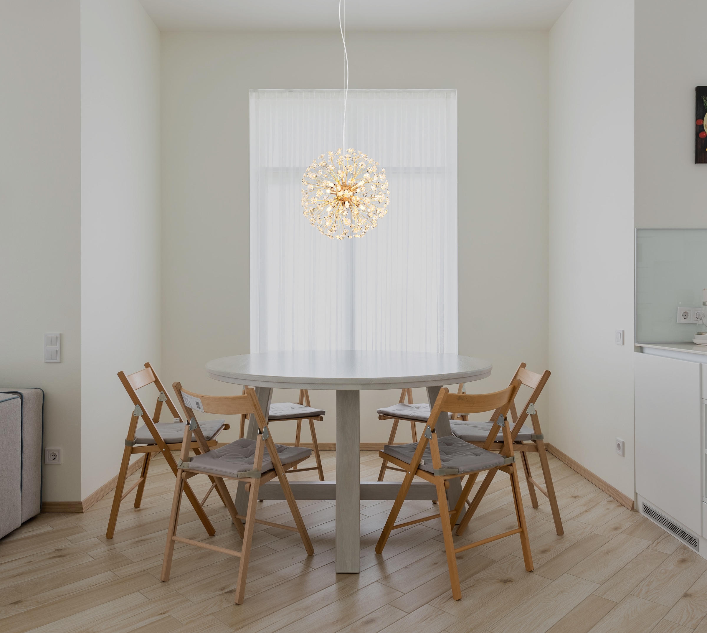 GLOBO LIGHTING Hängeleuchte »KATRINA« G9 1 Stk. Warmweiß Luster Hängelampe Esszimmer Esstisch-Lampe elegant