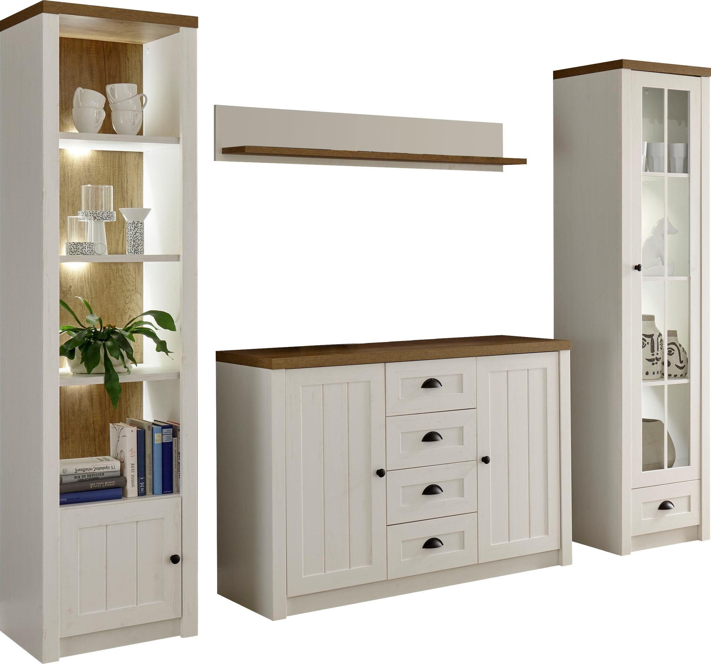 Home affaire Wohnwand "Beauvais" Set, 4 Stk. tlg. günstig online kaufen