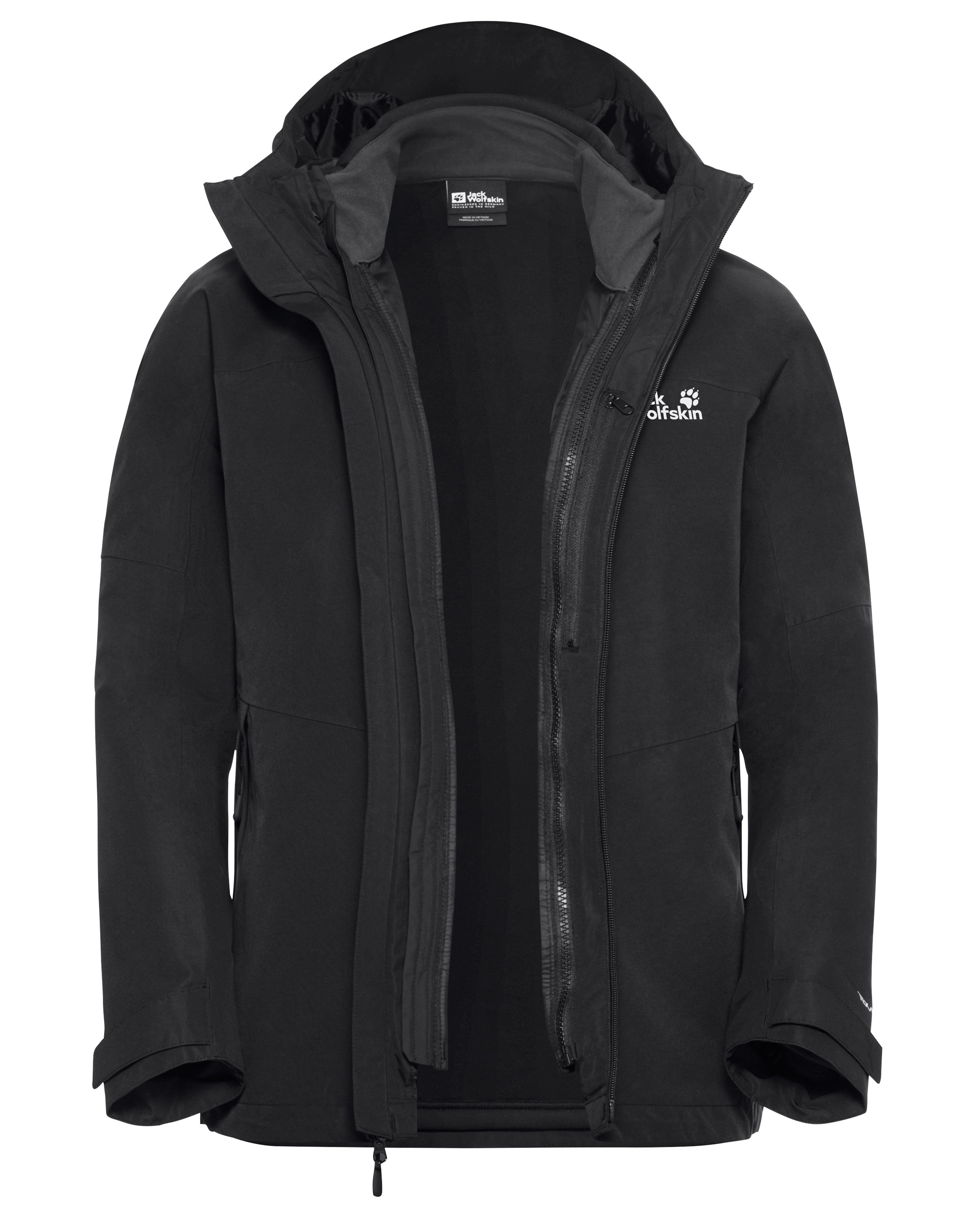 Jack Wolfskin 3-in-1-Funktionsjacke, 3in1, wasserdicht, Übergangsjacke