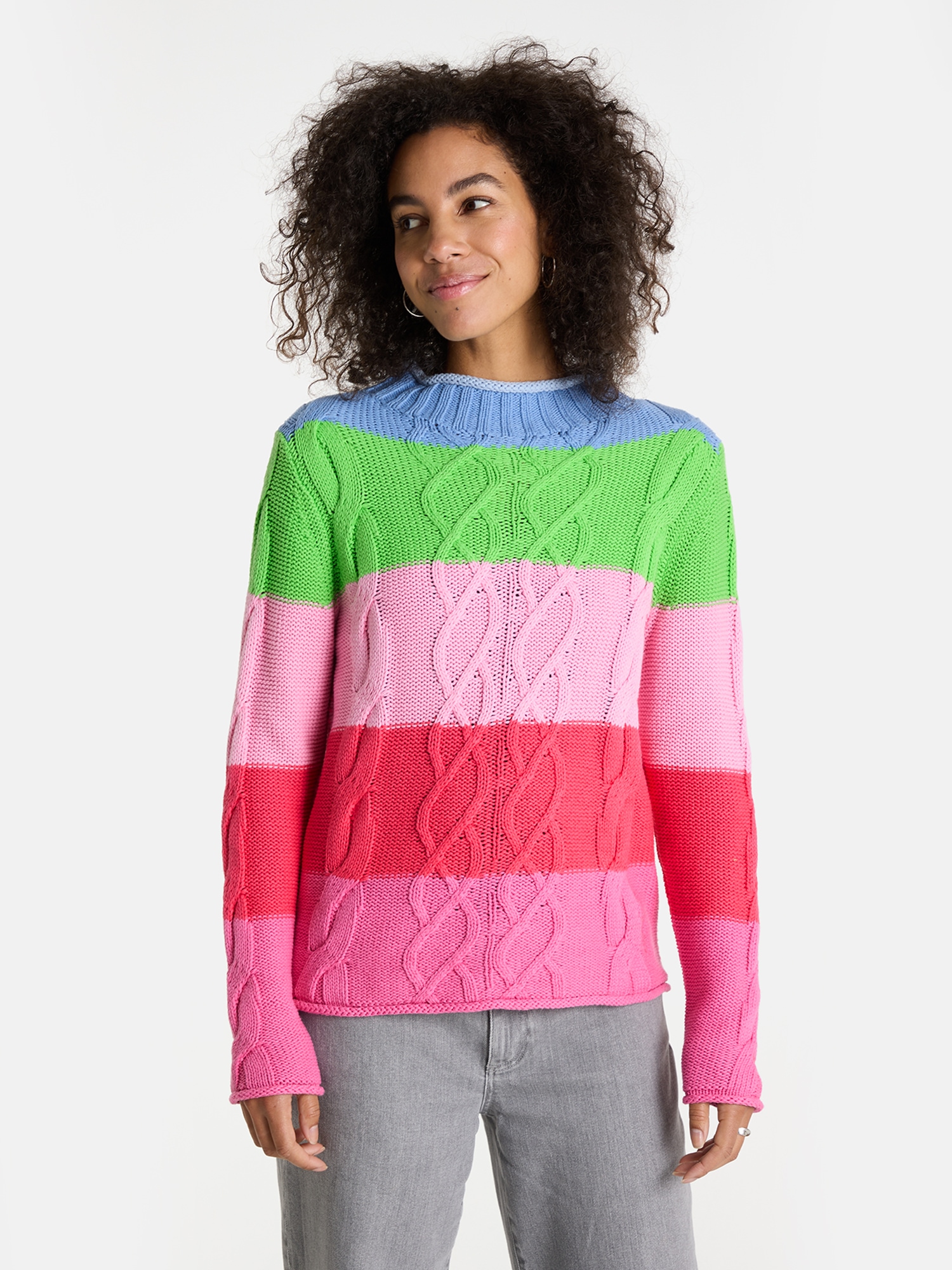 Lieblingsstück Strickpullover "BalcaL" mit Zopfmuster günstig online kaufen