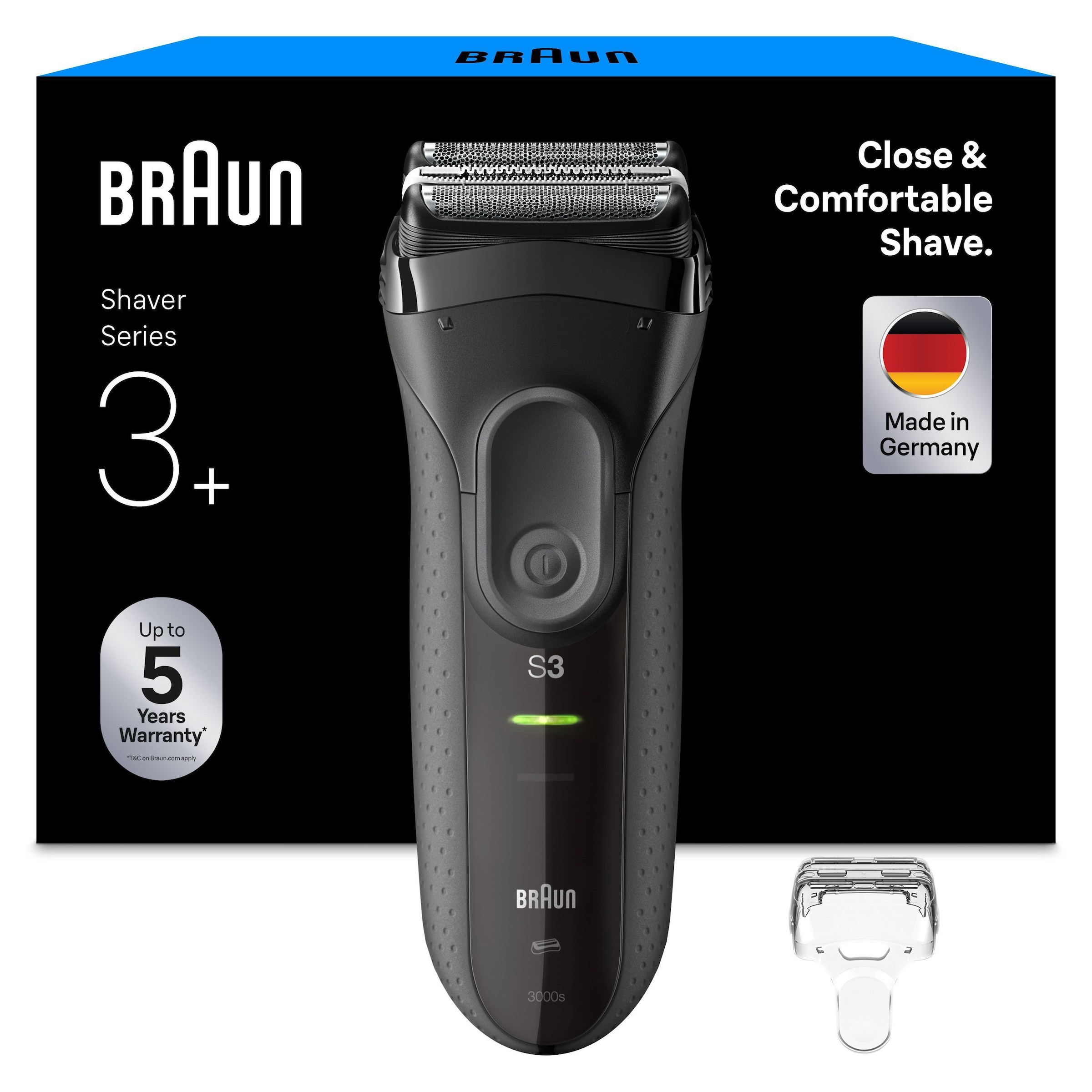 BRAUN Series 3+ 3000s Elektrorasierer MicroComb 3 Klingen - Image 8