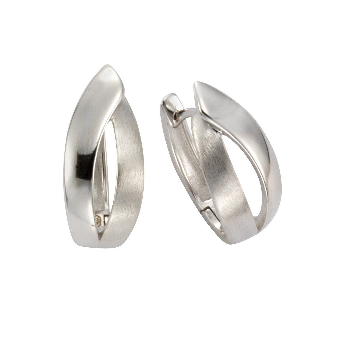 Vivance Klappcreolen »925/- Sterling Silber rhodiniert 2,0cm«, diamantiert kaufen