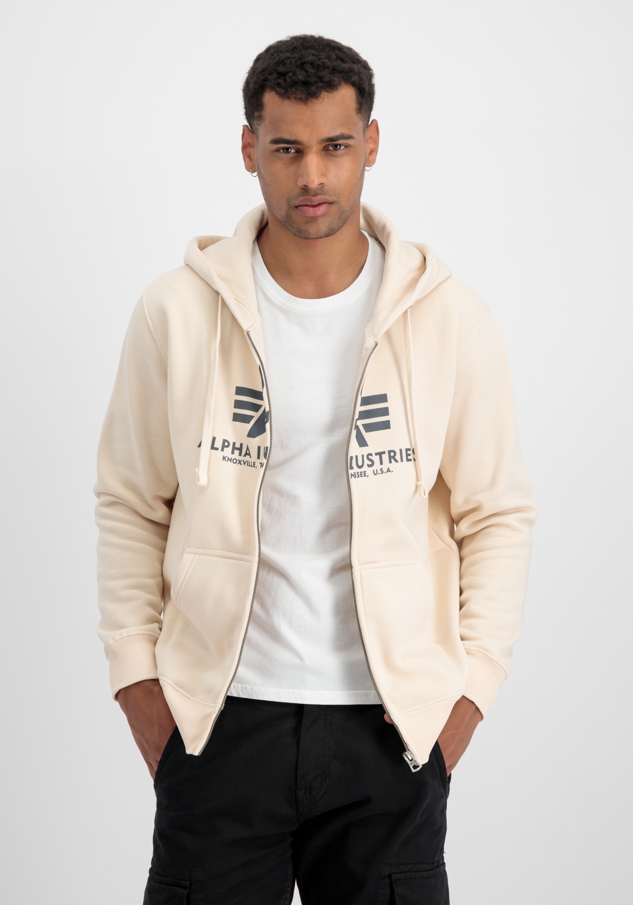 Alpha Industries Hoodie "Alpha Industries Men - Hoodies Basic Zip Hoodie"