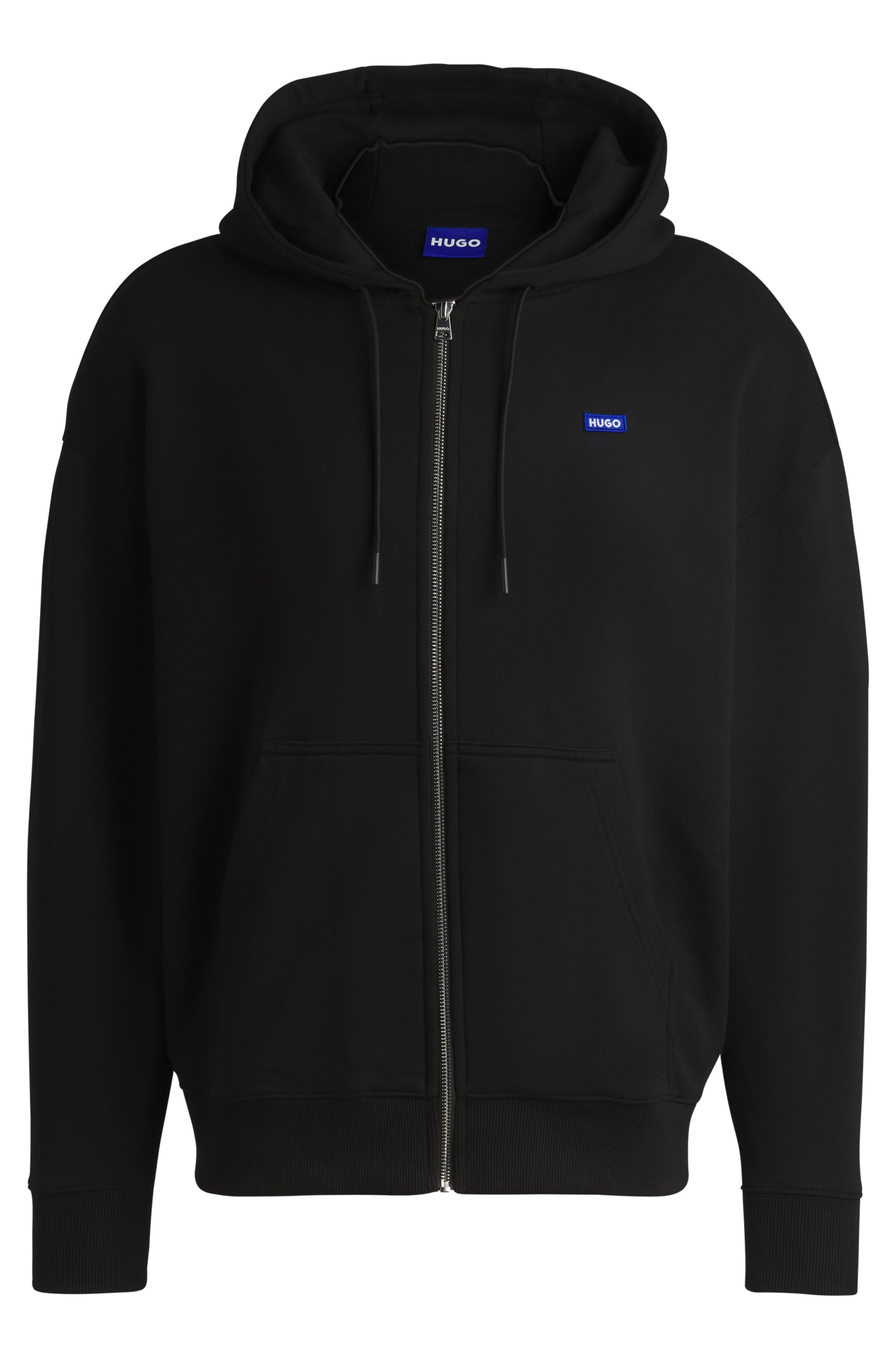 HUGO Blue Sweatjacke »Doa_B_2«, mit Kapuze, Logo-Badge