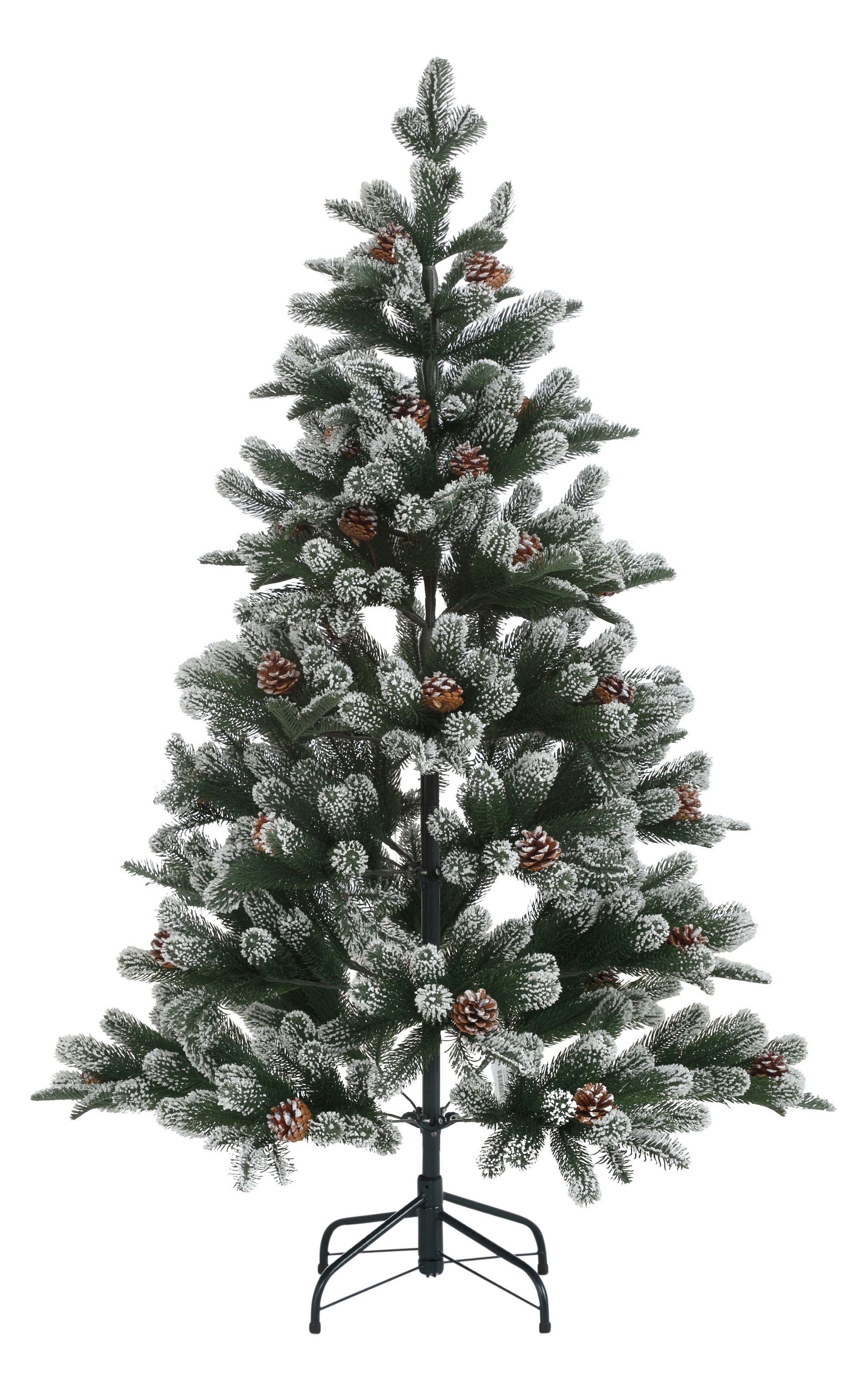 Myflair Möbel & Accessoires Künstlicher Weihnachtsbaum »Weihnachtsdeko,  Snow on Green, künstlicher Christbaum, Tannenbaum«, mit leicht beschneiten  Ästen und Tannenzapfen kaufen | BAUR | Künstliche Weihnachtsbäume