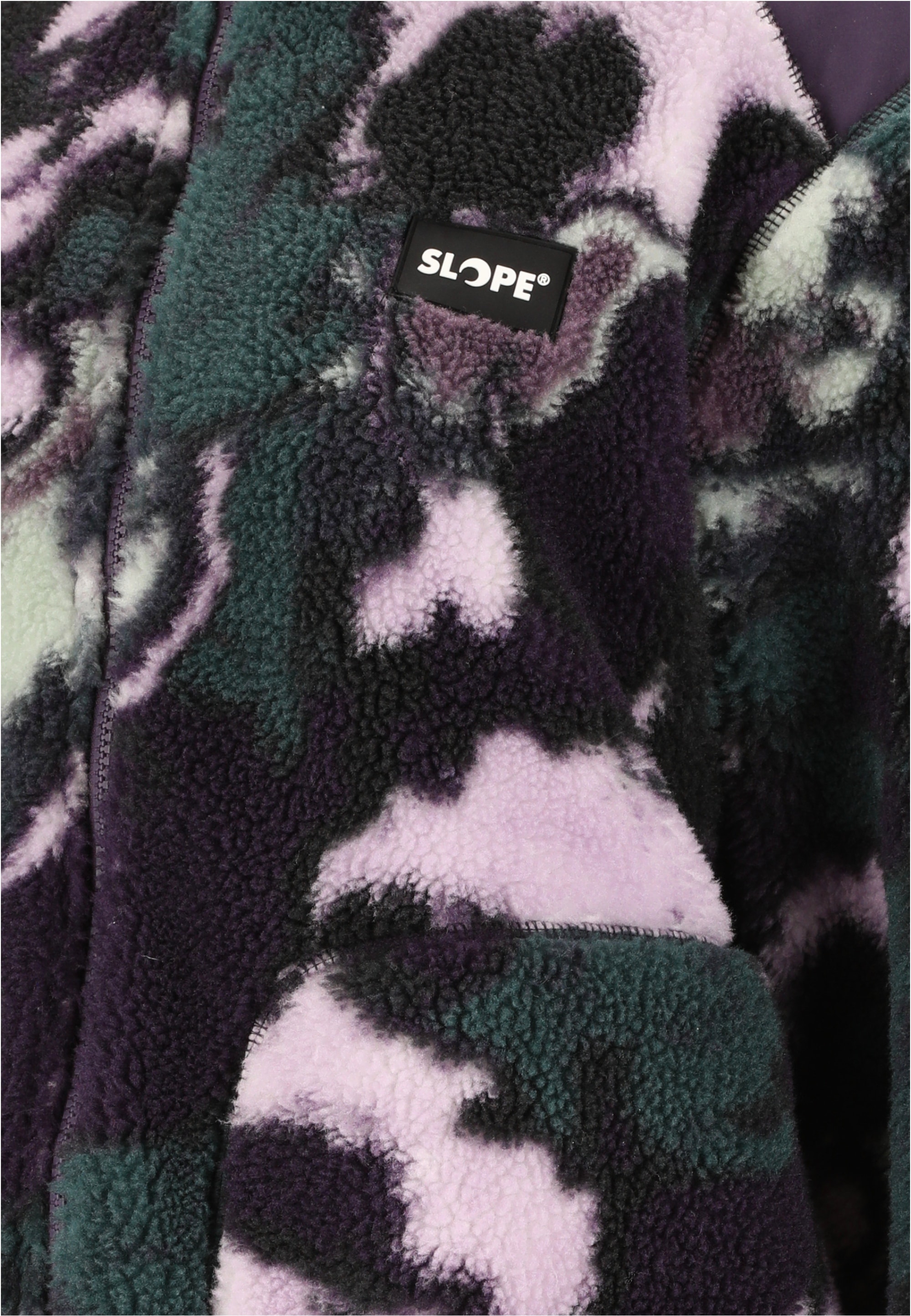 SLOPE Fleecejacke »Kendor« aus wärmendem Teddy-Stoff