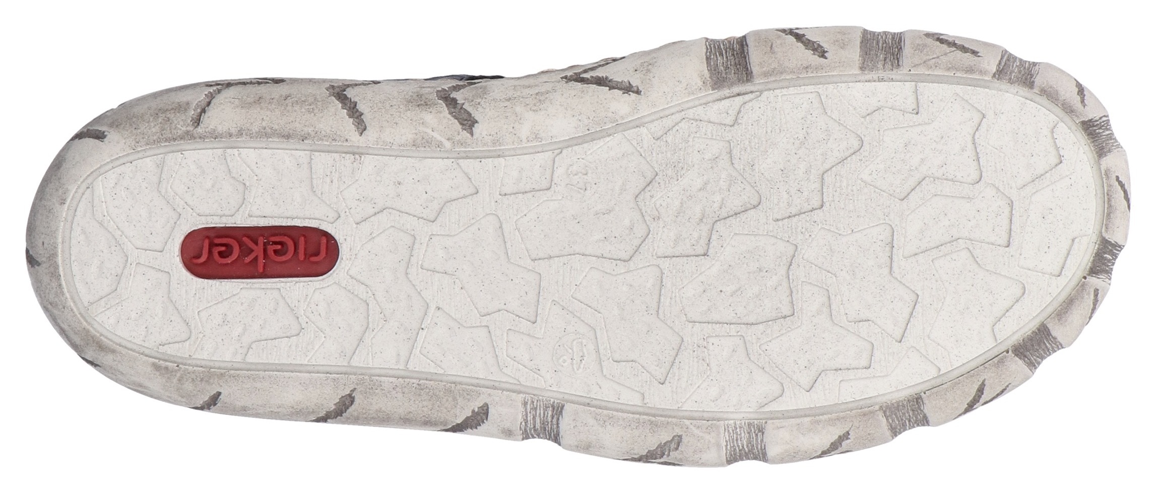 Rieker Clog  Sabot, Sommerschuh, Schlappen, Hausschuh mit Ziernähten