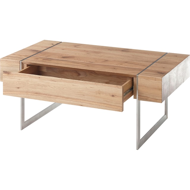 MCA furniture Couchtisch »Paphos«, Asteiche furniert mit 1 Schublade kaufen  | BAUR