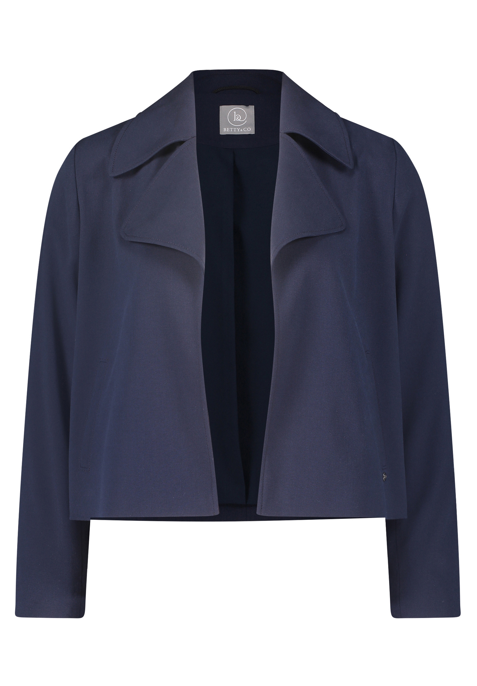 Betty&Co Jackenblazer »Betty & Co Damen Casual-Jacke mit Kragen«, Taschen