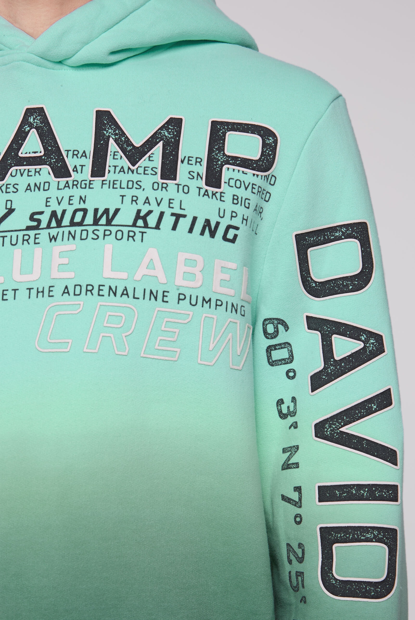 CAMP DAVID Kapuzensweatshirt, mit Baumwolle