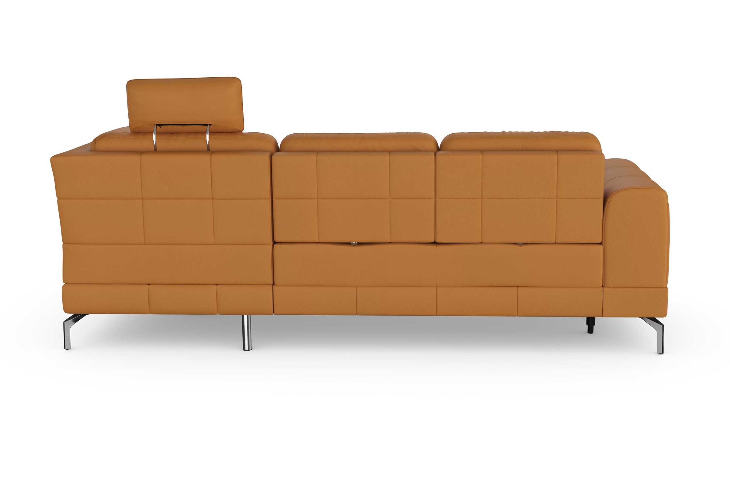 sit&more Ecksofa »Bendigo L-Form«, inklusive Sitztiefenverstellung, Bodenfreiheit 15 cm, in 2 Fußfarben