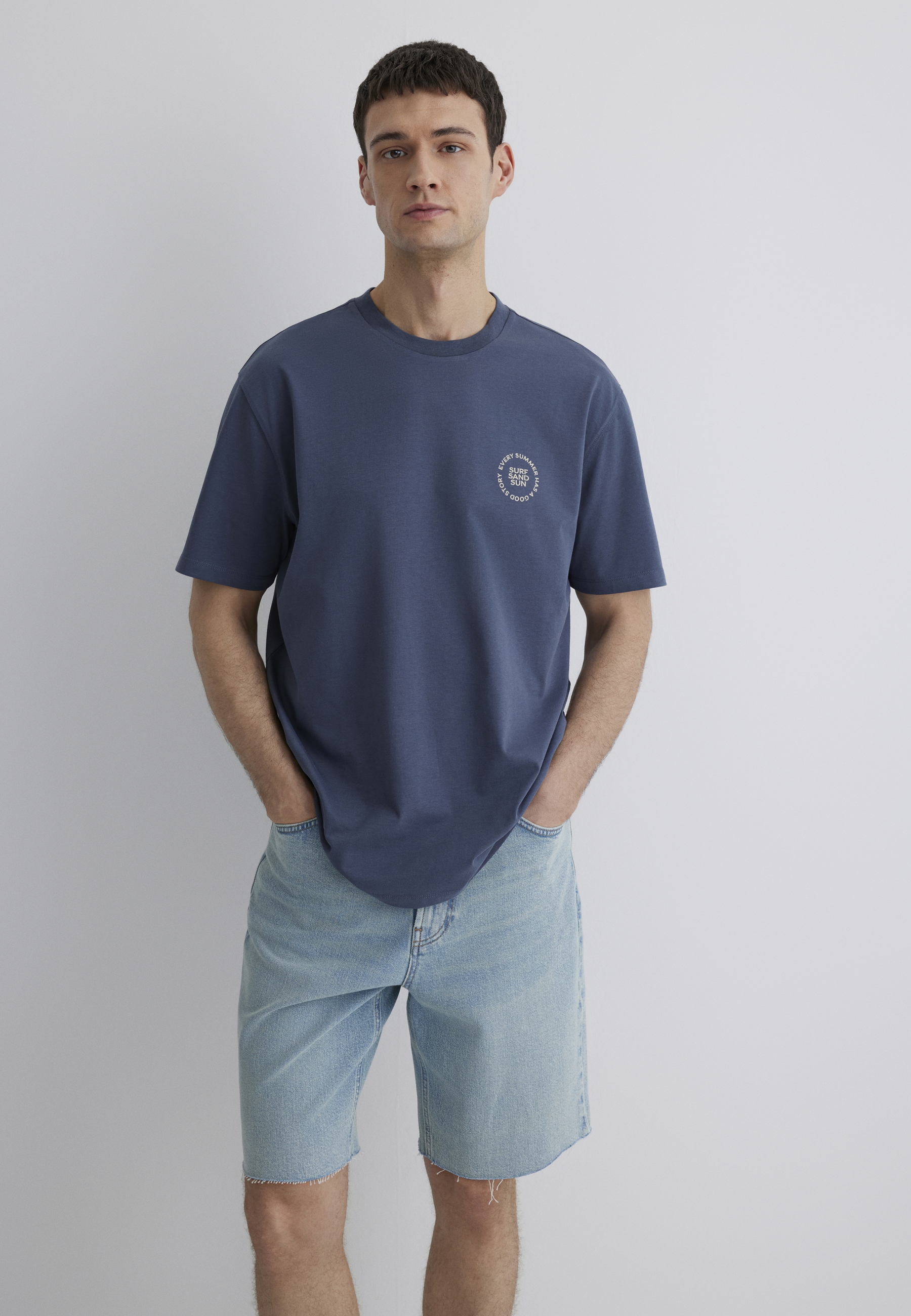Mavi T-Shirt »PRINTED TEE«, Backprint Tee