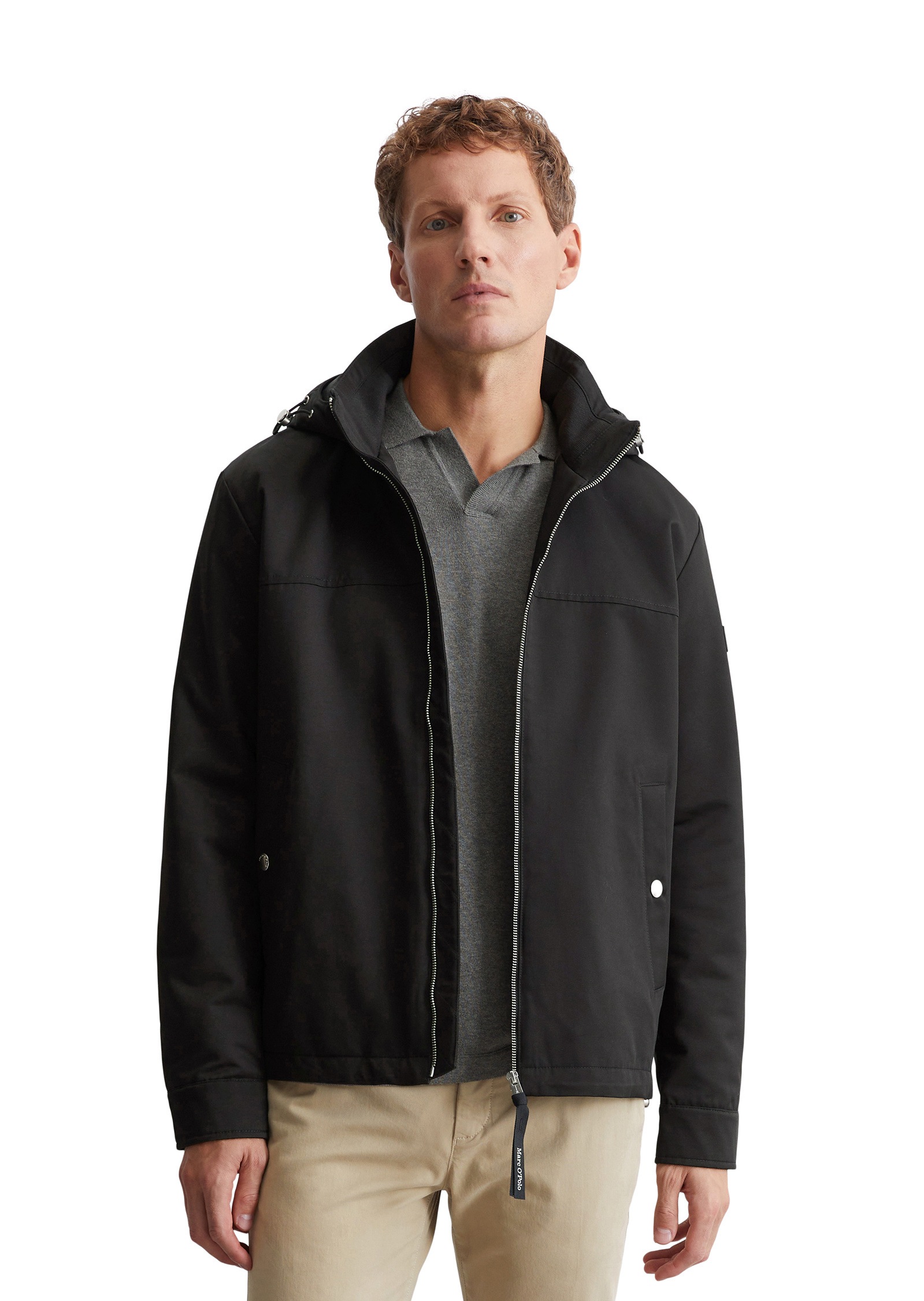 Marc O'Polo Outdoorjacke »mit nuimamas Kapuze«