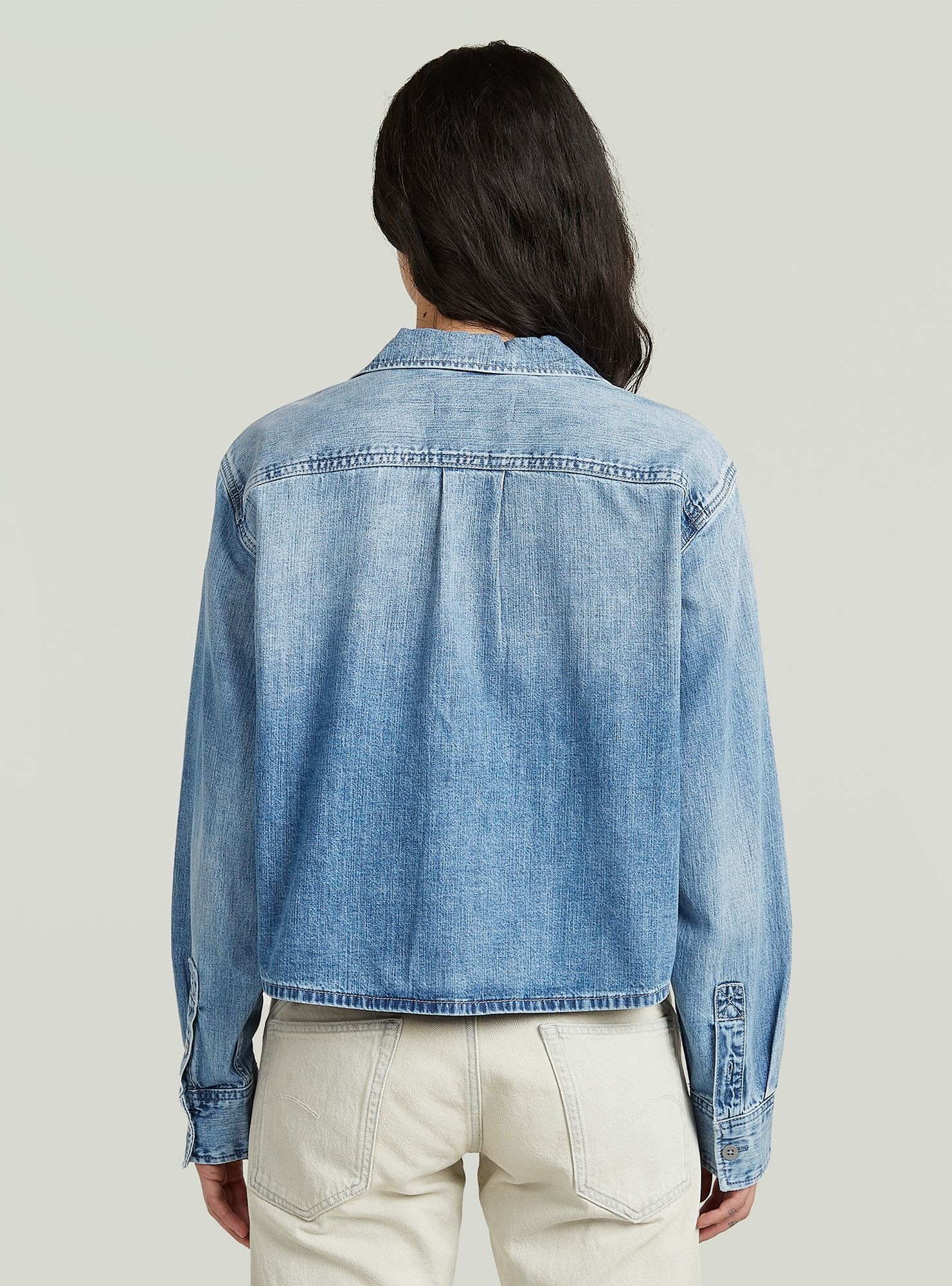 G-STAR Langarmshirt "Resort Boxy Relaxed Shirt" günstig online kaufen