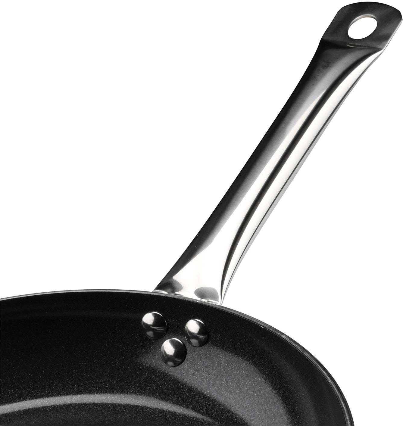 Elo Bratpfanne »Bistro Line« Aluminium 1 Stk. tlg. langer, handlicher Edelstahl Profi Griff, Induktion