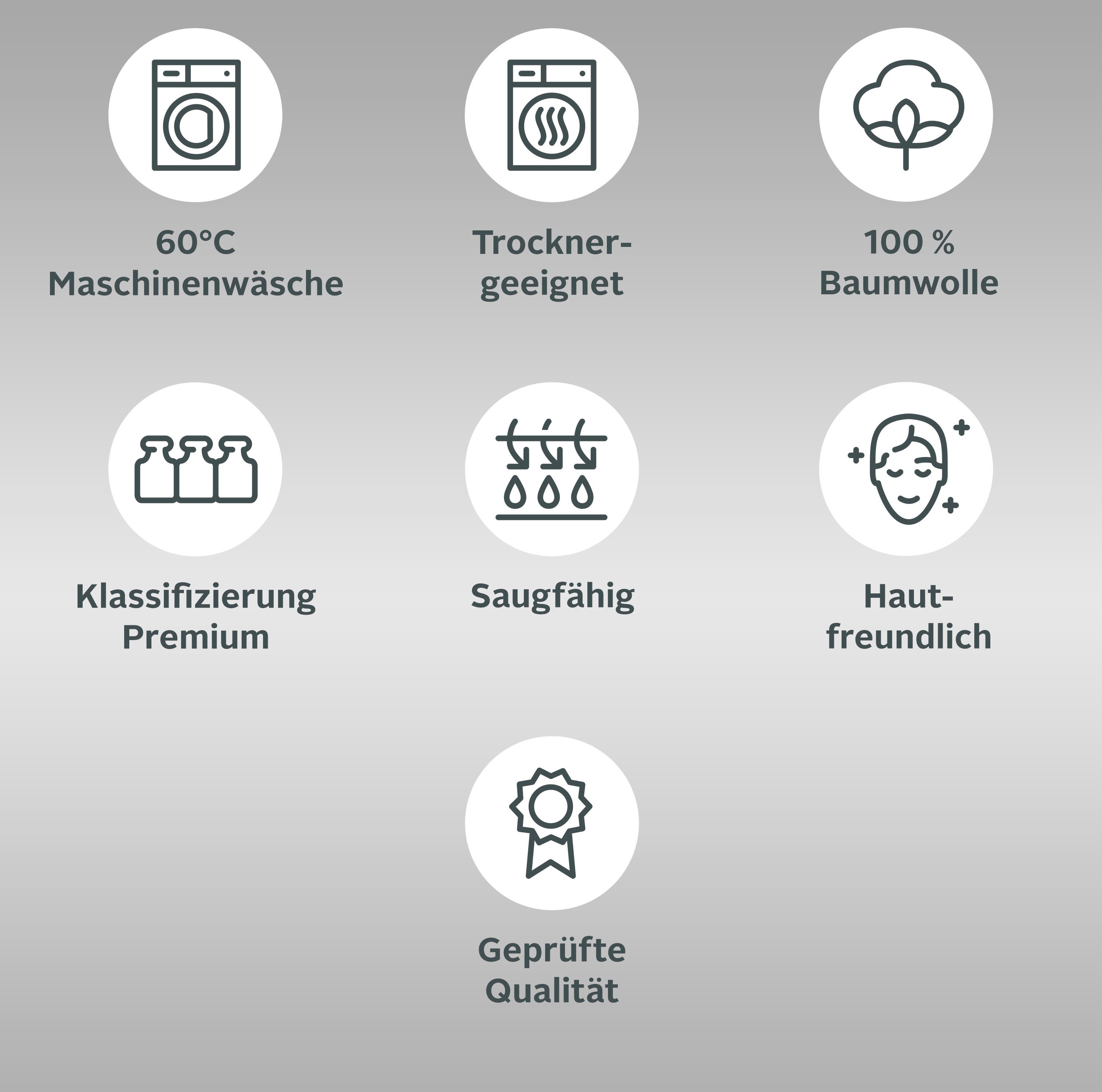 Thumbnail - OTTO home Duschtücher "Regona, Duschtücher 70x140cm, flauschig und weich, 500 gr/m²" Premium Handtücher mit Bordüre, Set...