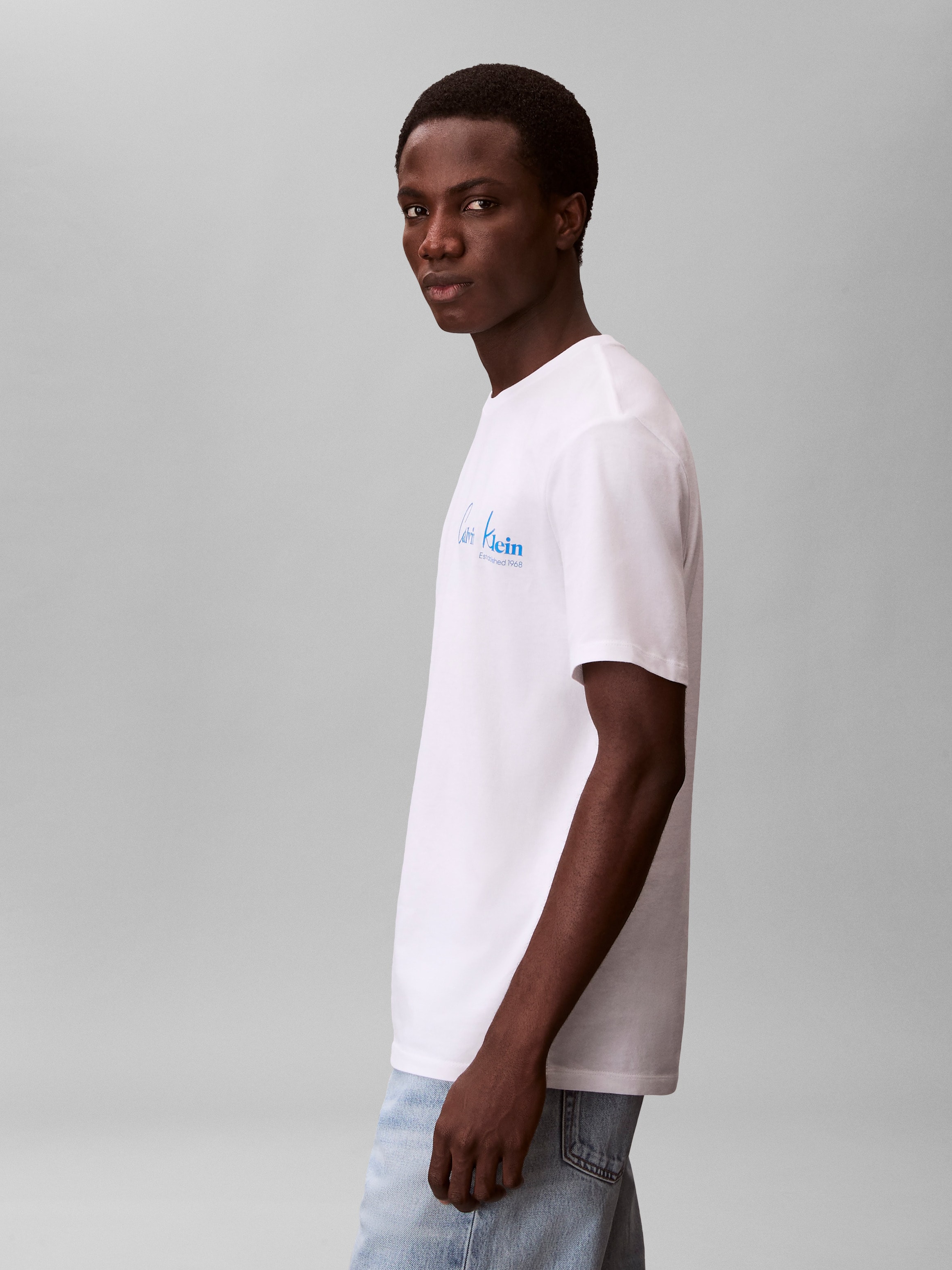 Calvin Klein T-Shirt »JEANS GRAPHICS« Regular fit mit Markenprint