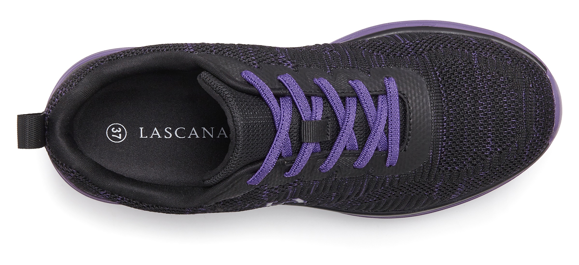 Thumbnail - LASCANA ACTIVE Sneaker "Halbschuh," Schnürverschluss, Textilfutter VEGAN