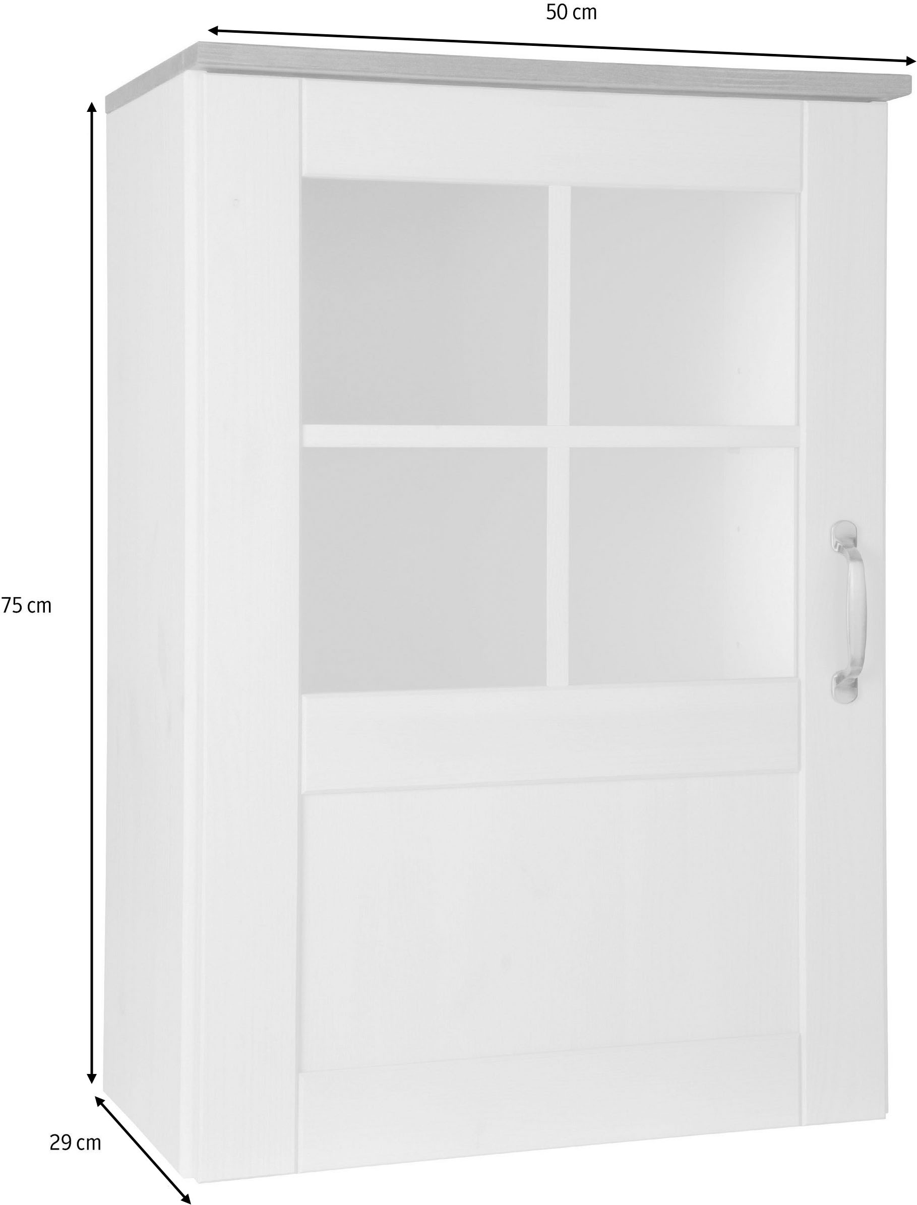 Home affaire Hängeschrank »Alby« Breite 50 cm, 1 Tür