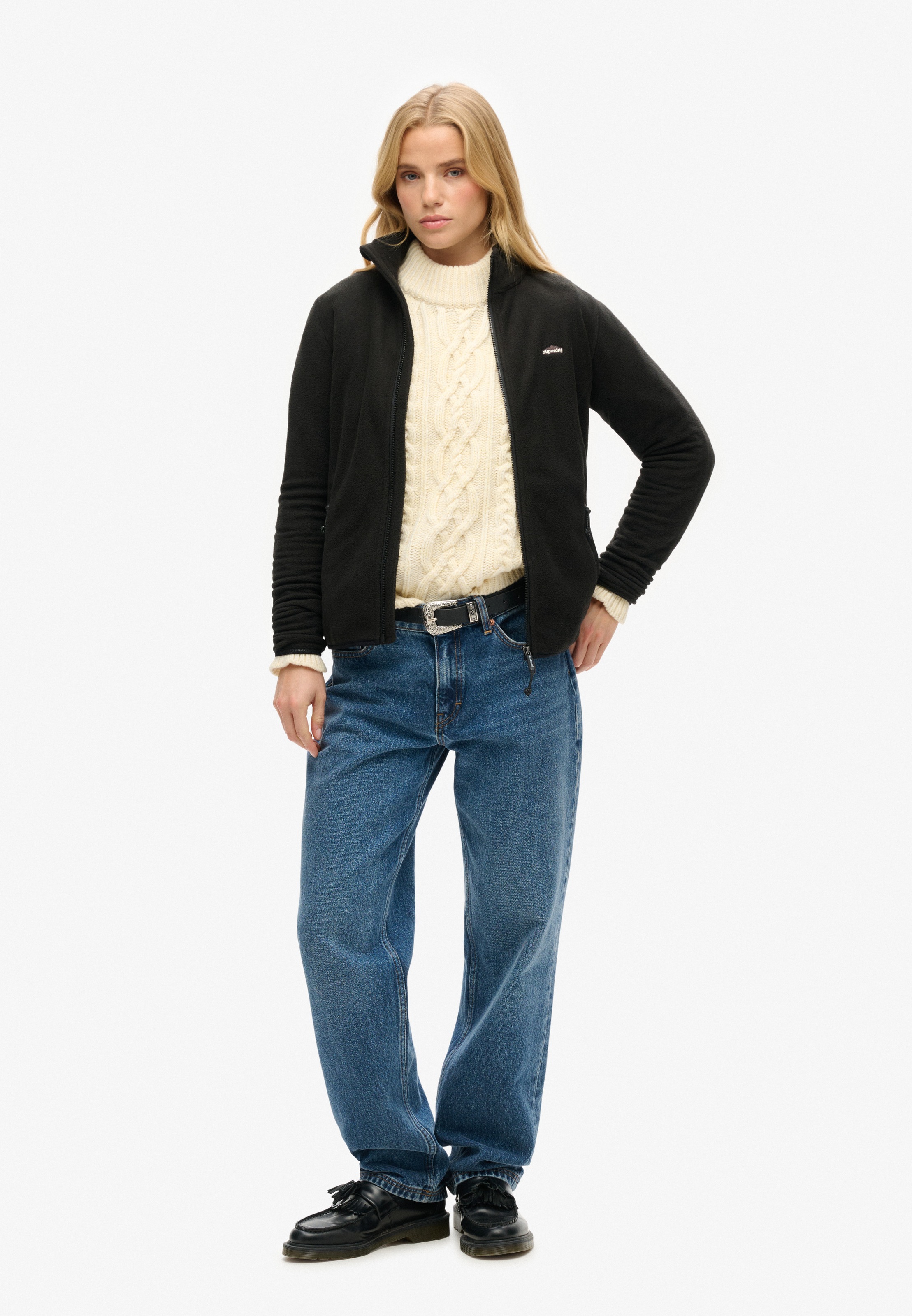 Superdry Sweatjacke »POLAR FLEECE FULL ZIP«
