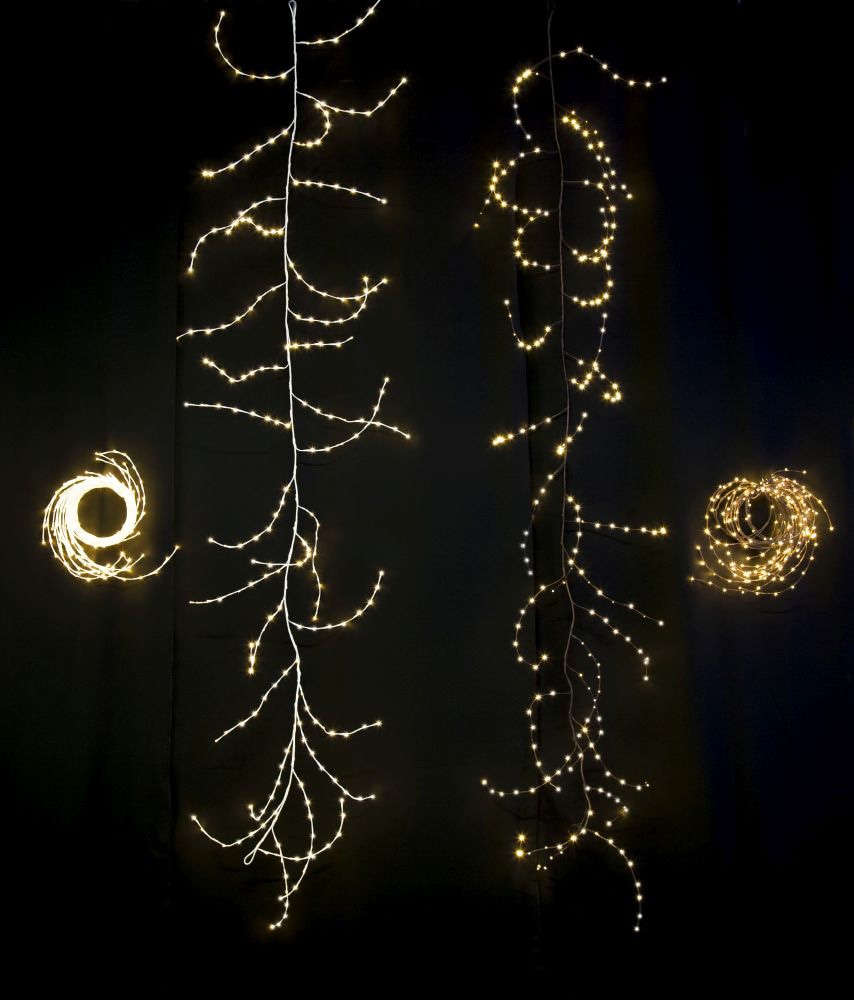 KONSTSMIDE LED-Lichterkette »Weihnachtsdeko aussen«, variabel als  Lichterkranz/Lichtergirlande, braun, 240 warmw. Dioden bestellen