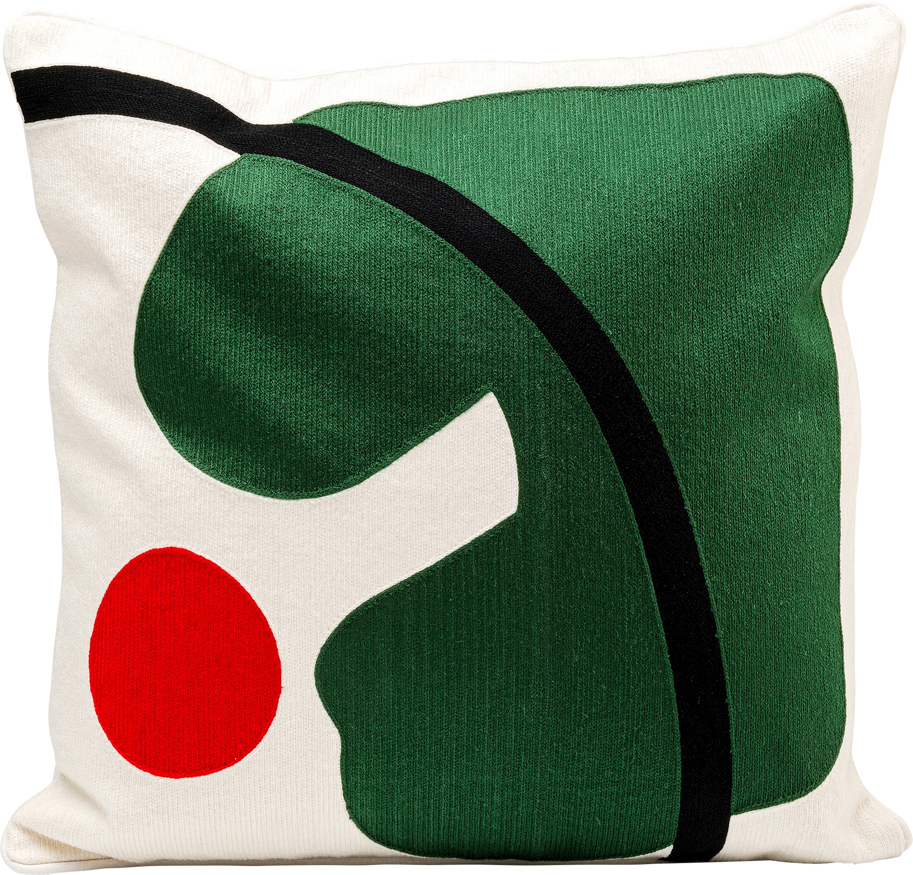 Kare Design Dekokissen "Art Line, Kissenhülle mit Füllung, 50x50 cm" stützt Kopf und Nacken angenehm und sorgt für erholsamen Schlaf