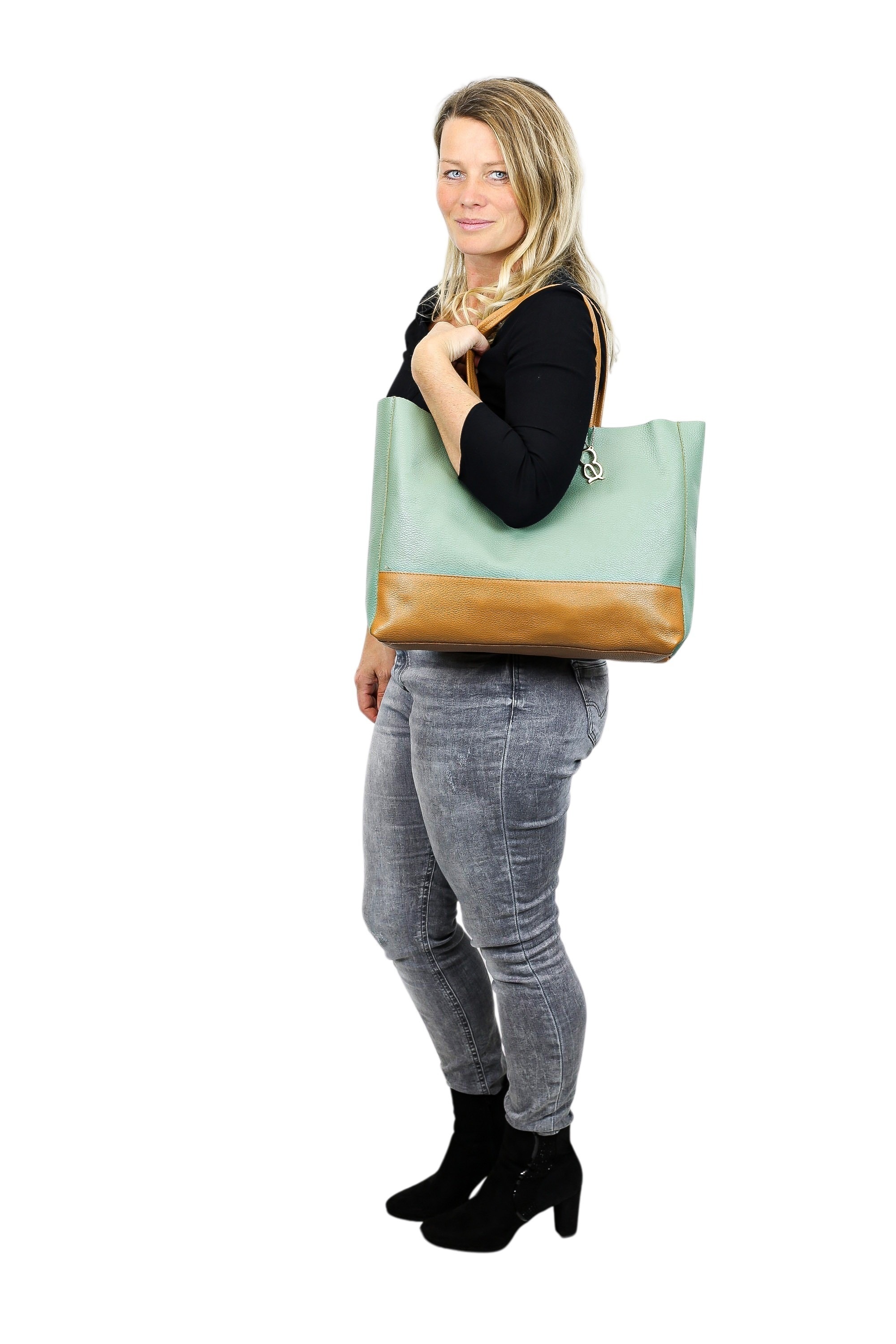 COLLEZIONE ALESSANDRO Schultertasche »Linia«, Echt Leder, Made in Italy