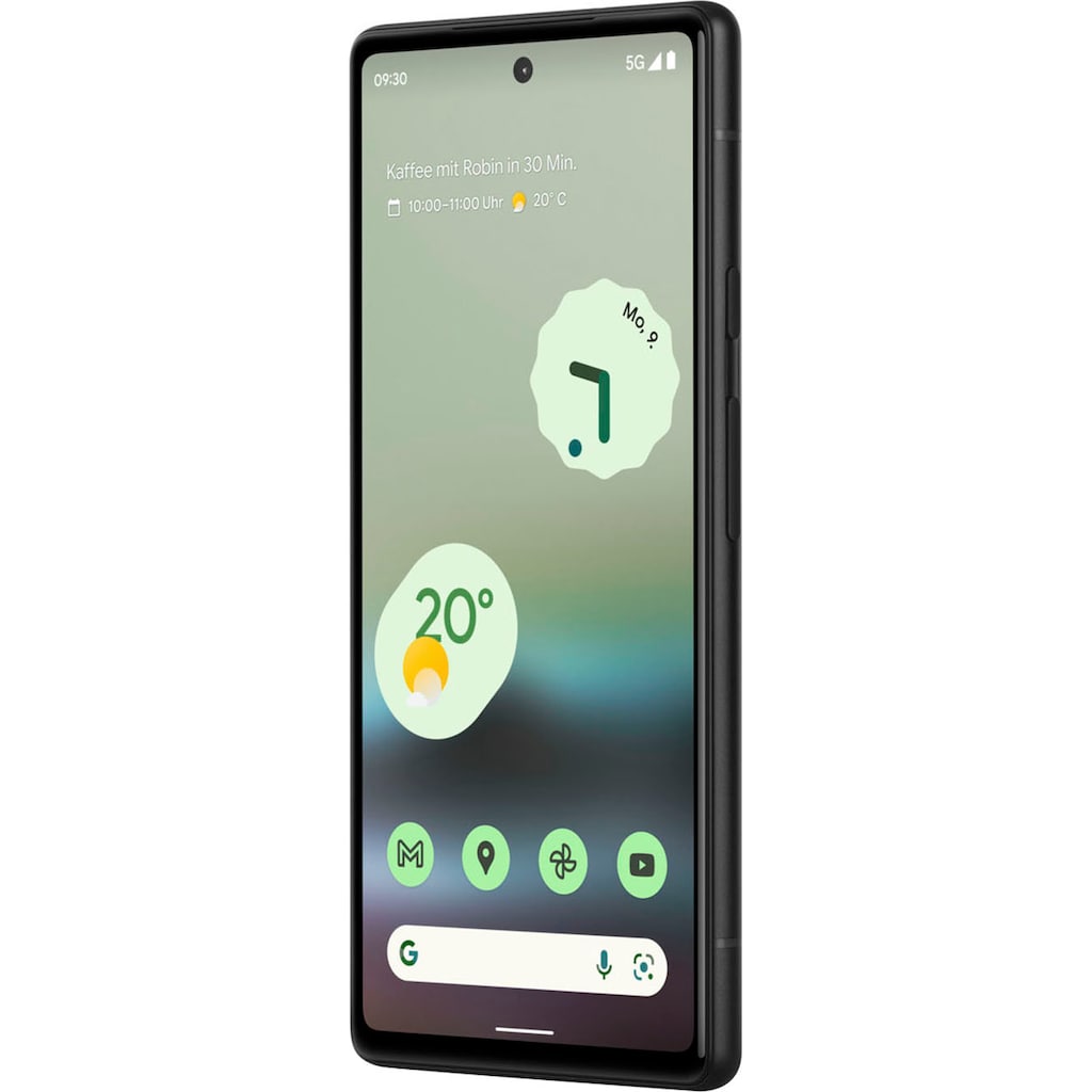 Google Smartphone »Pixel 6a«, Chalk, 15,6 cm/6,1 Zoll, 128 GB Speicherplatz, 12,2 MP Kamera