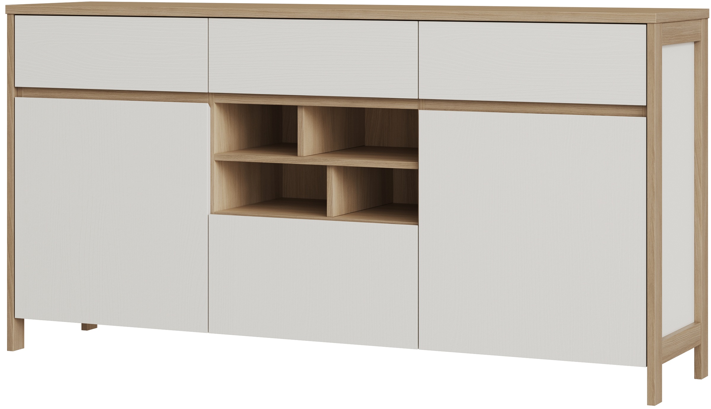 Home affaire Sideboard "Stranda, moderner Schrank, Kommode im Scandi-Style, günstig online kaufen