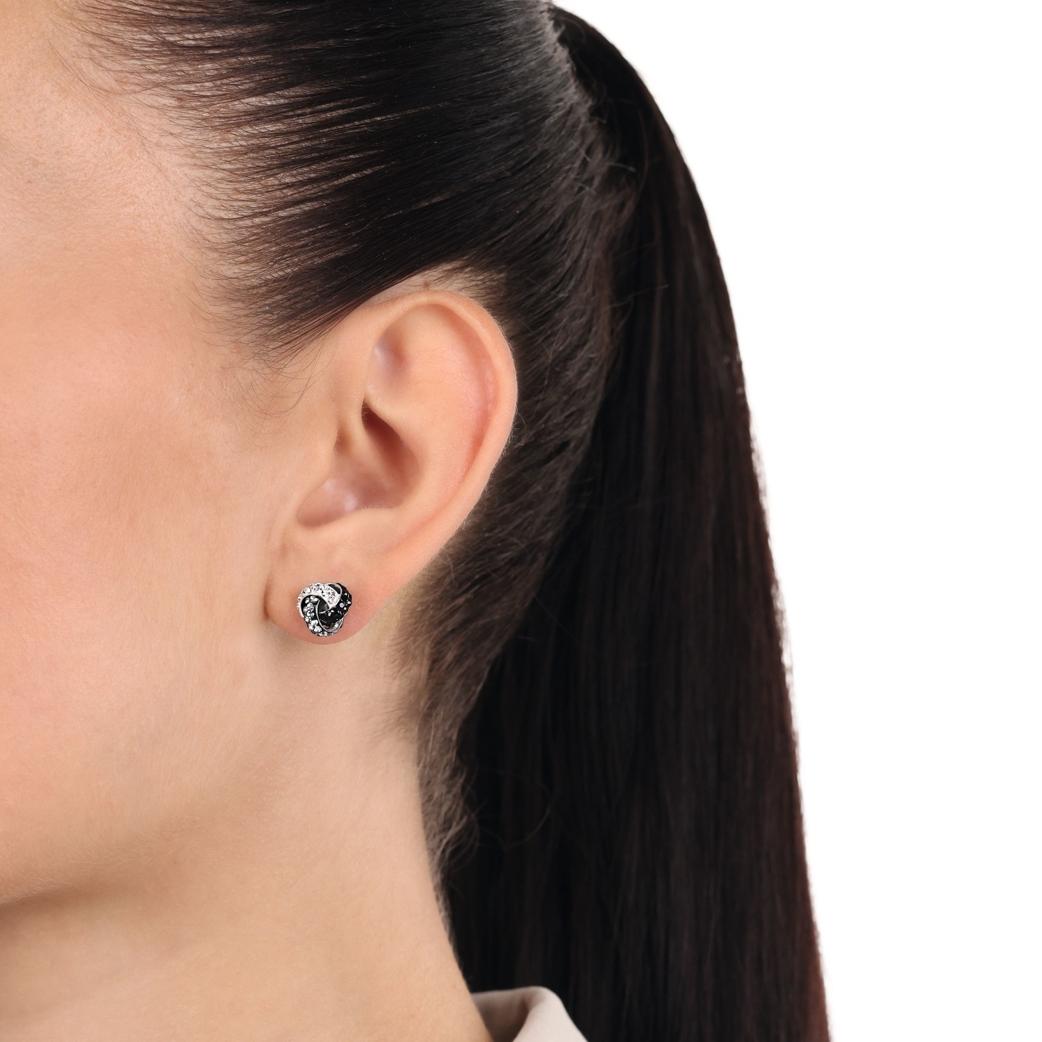 Amor Paar Ohrstecker mit Preciosa Crystal