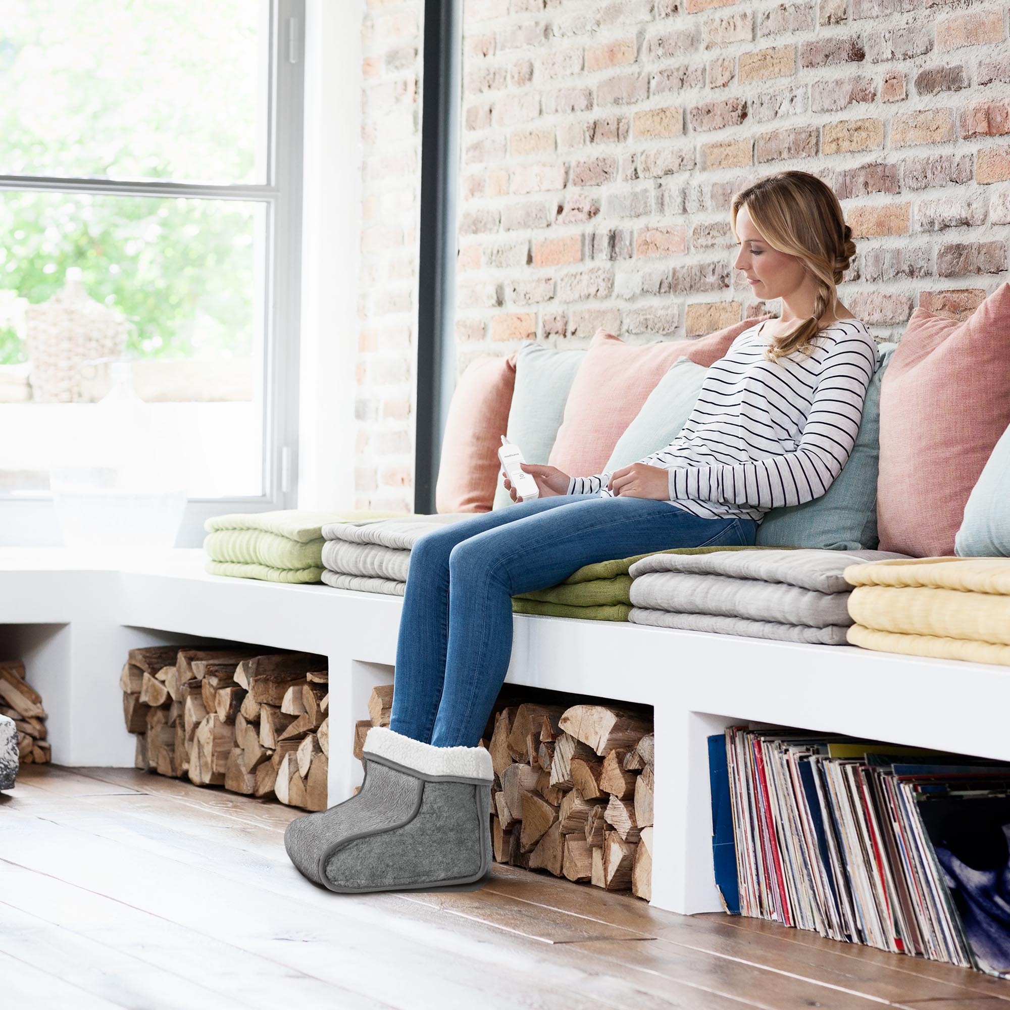 Medisana Elektrofußwärmer »FW 150« 3 Stufen, autom.Abschaltung, geeignet bis Größe 46, waschbar