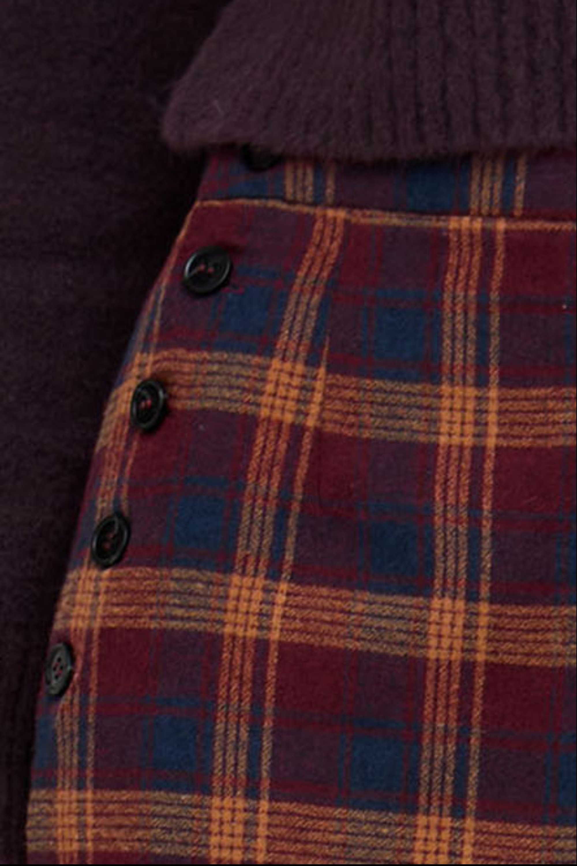 Lily and Lionel Jerseyhose »Damson High Waisted Tartan Print Trouser Damen«