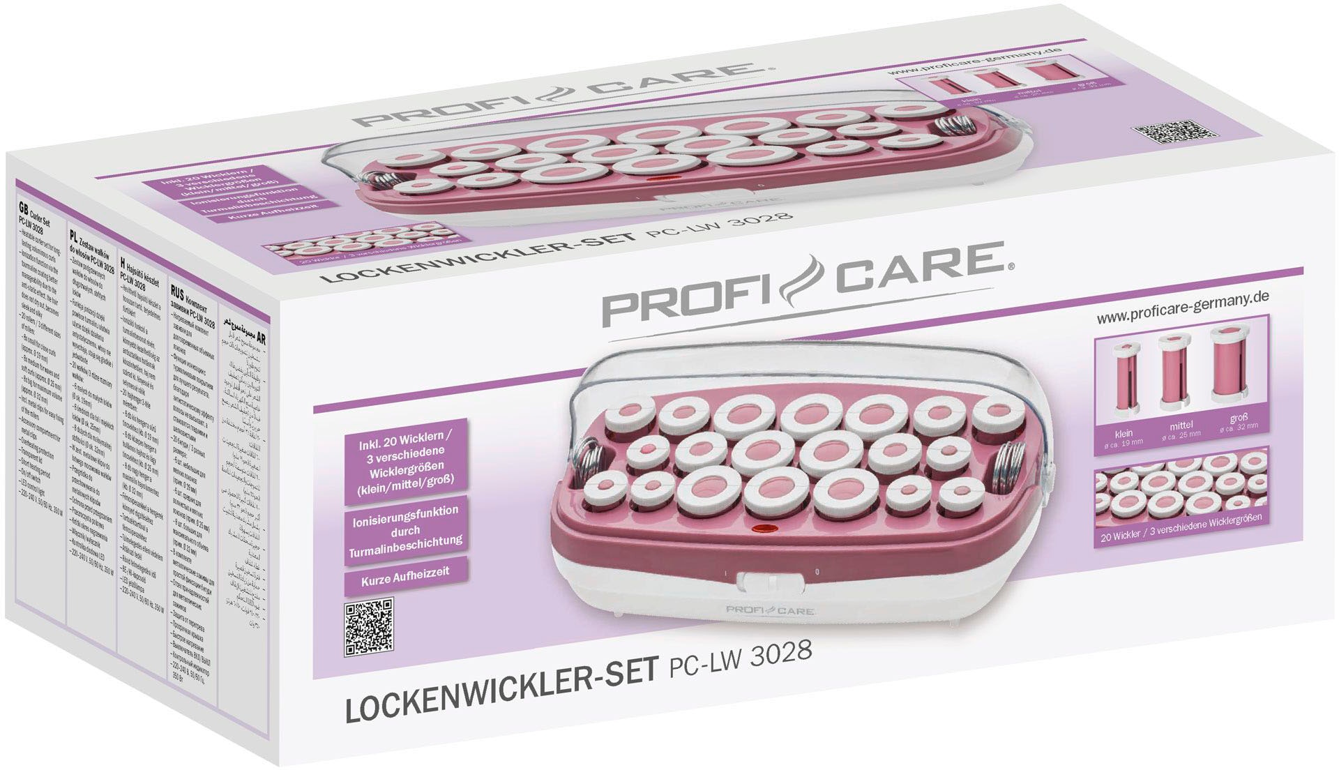 ProfiCare Heizwickler »PC-LW 3028«, 20 Lockenwickler | BAUR